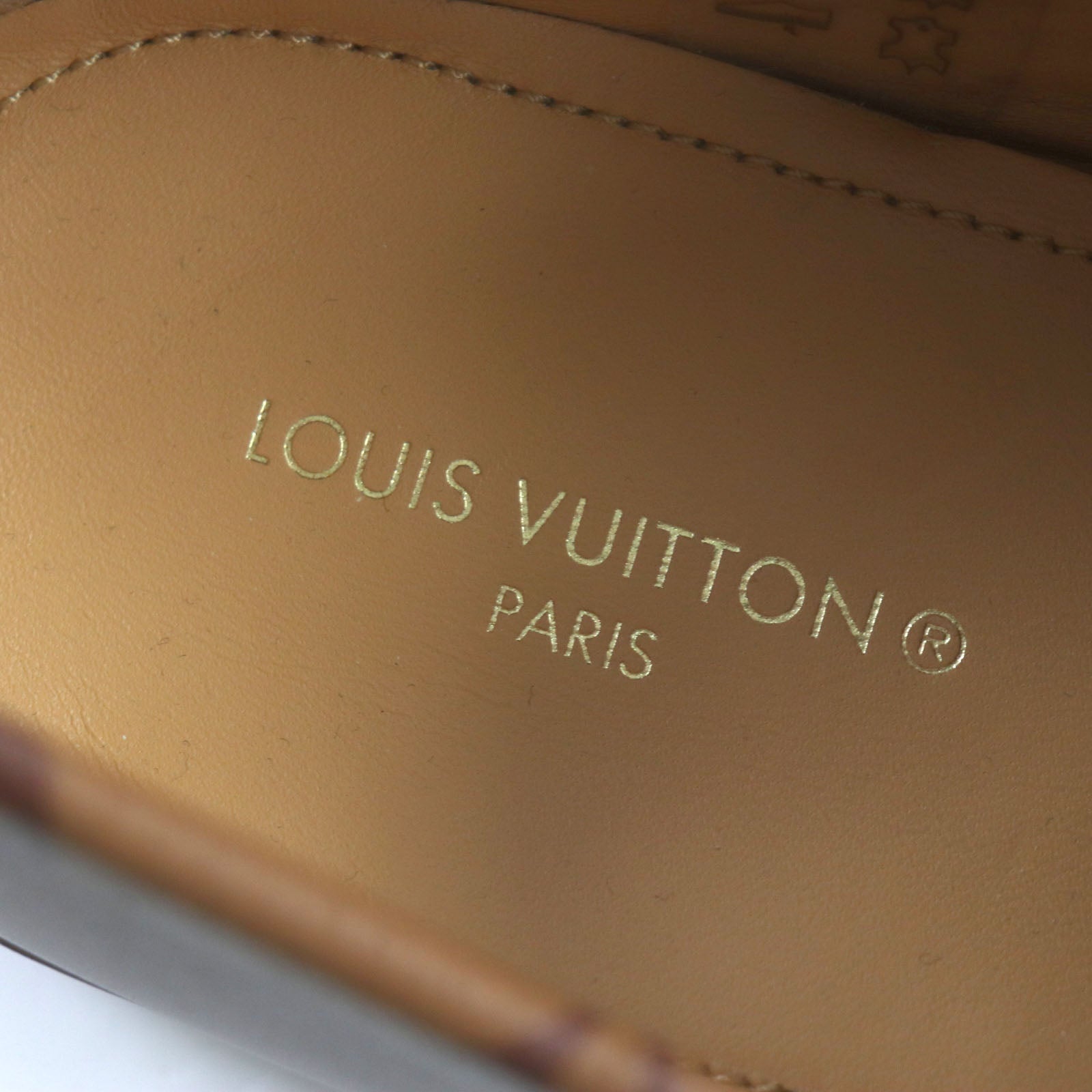 Louis Vuitton Monogram Leather Loafers