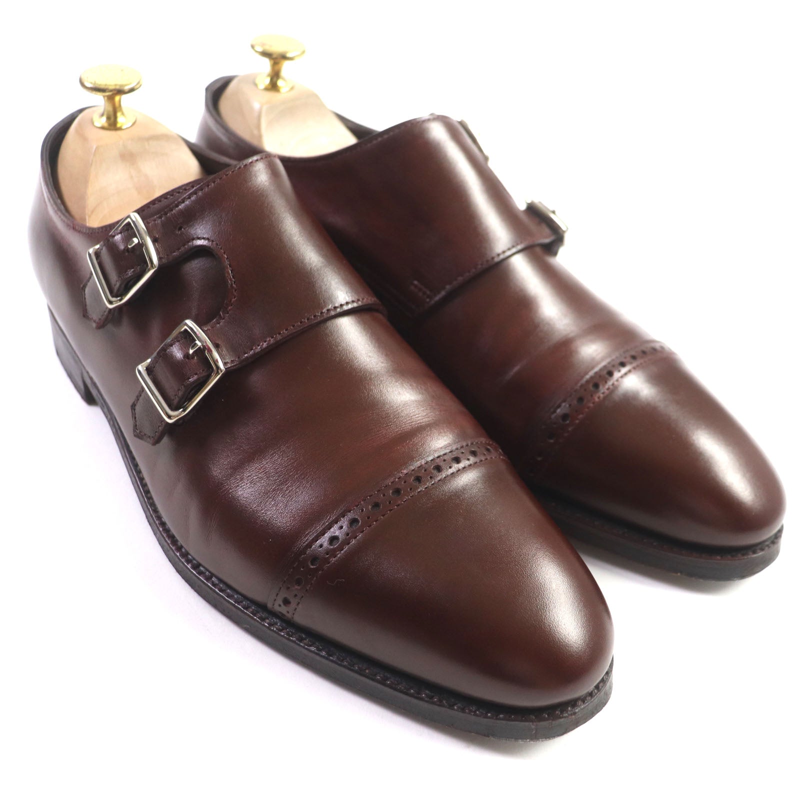 John Lobb CAMBORNE Double Monk Strap Leather Shoes