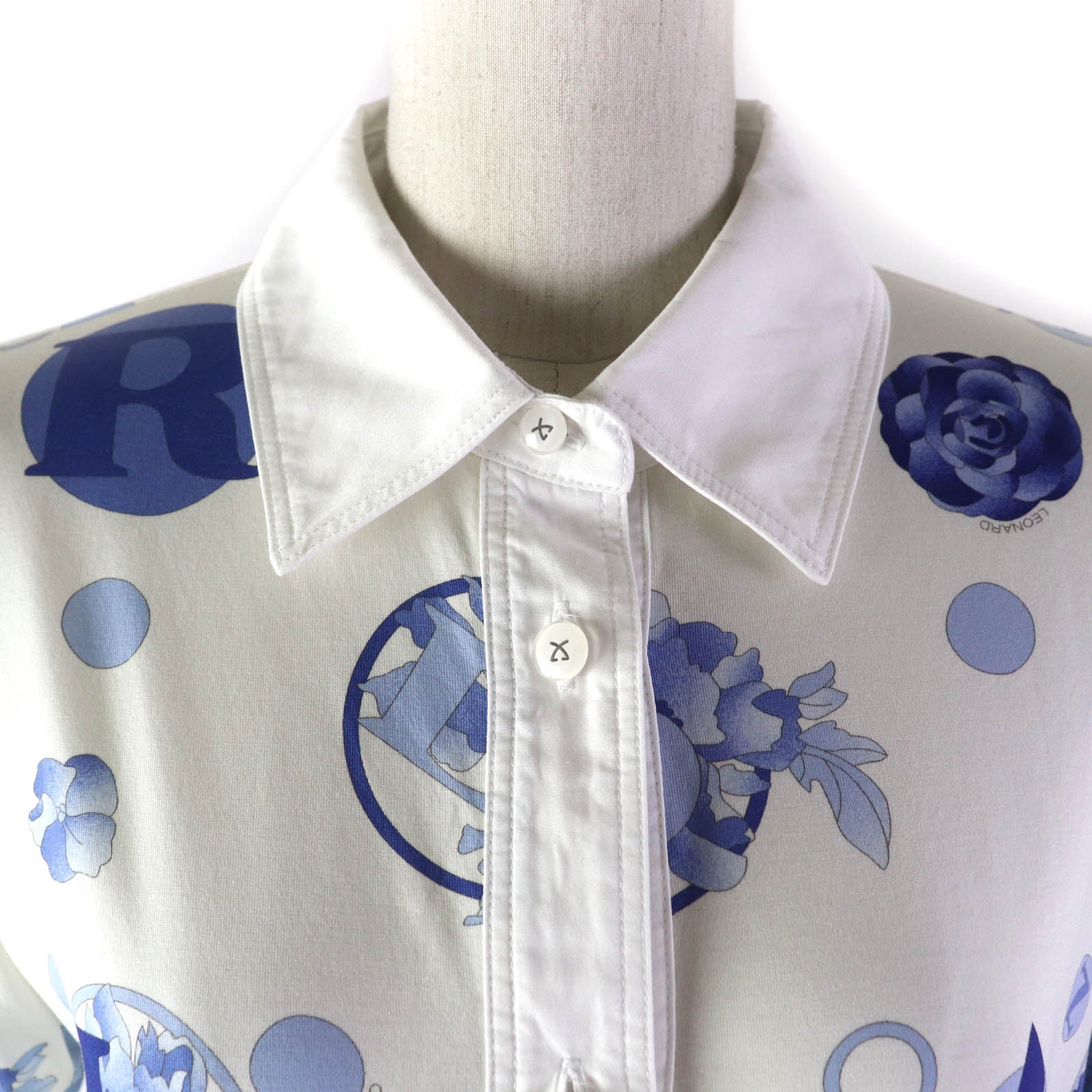 LEONARD SPORT Floral Short Sleeve Shirt Women