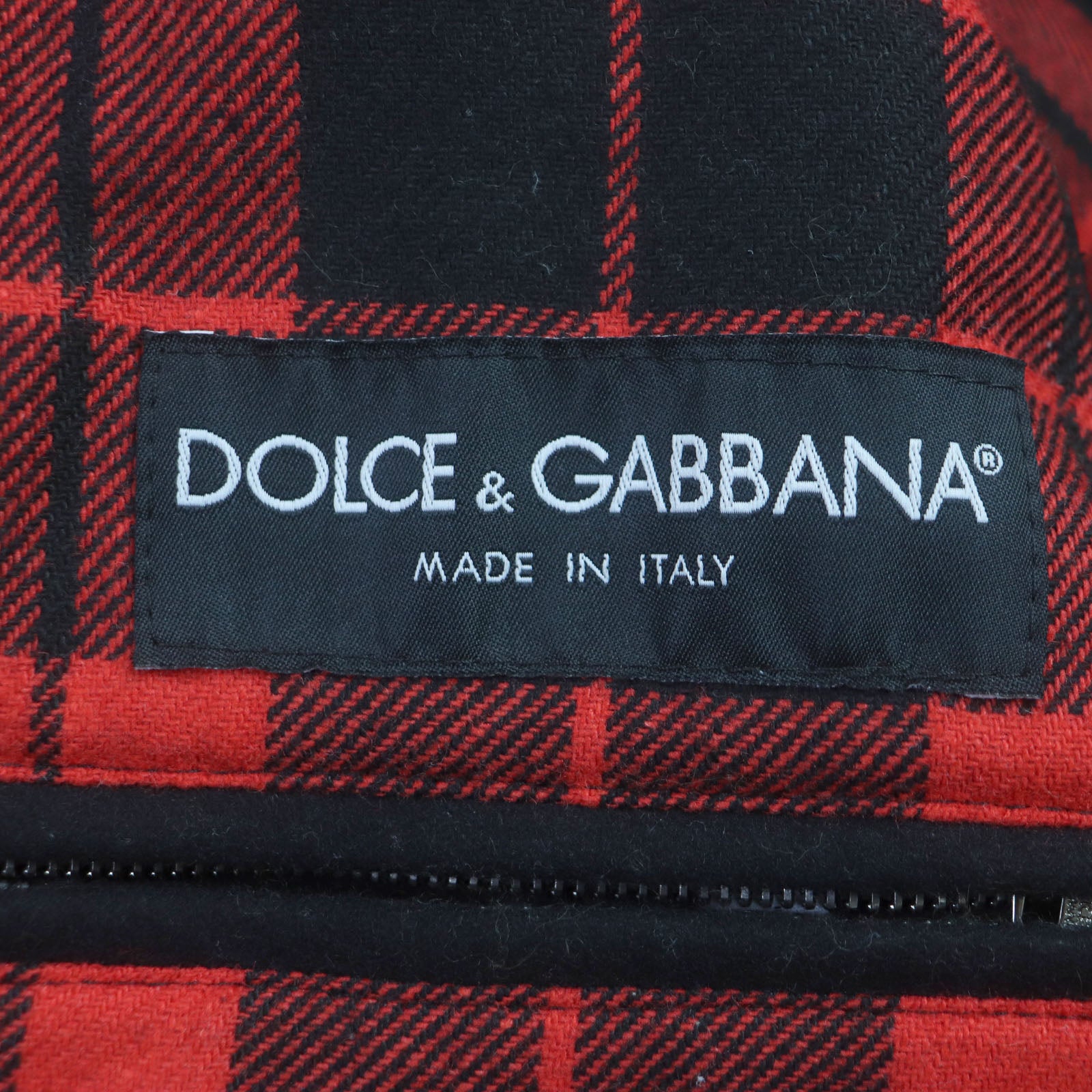 Dolce & Gabbana Wool Nylon Double Breasted Jacket