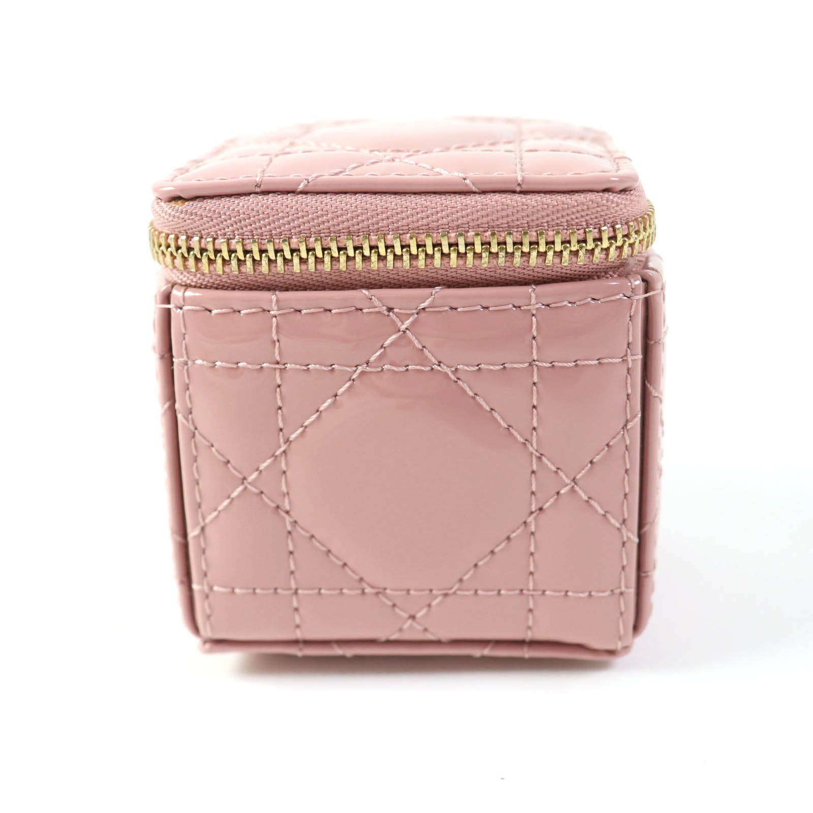 Dior Lady Dior Cube Micro Logo Charm Pouch