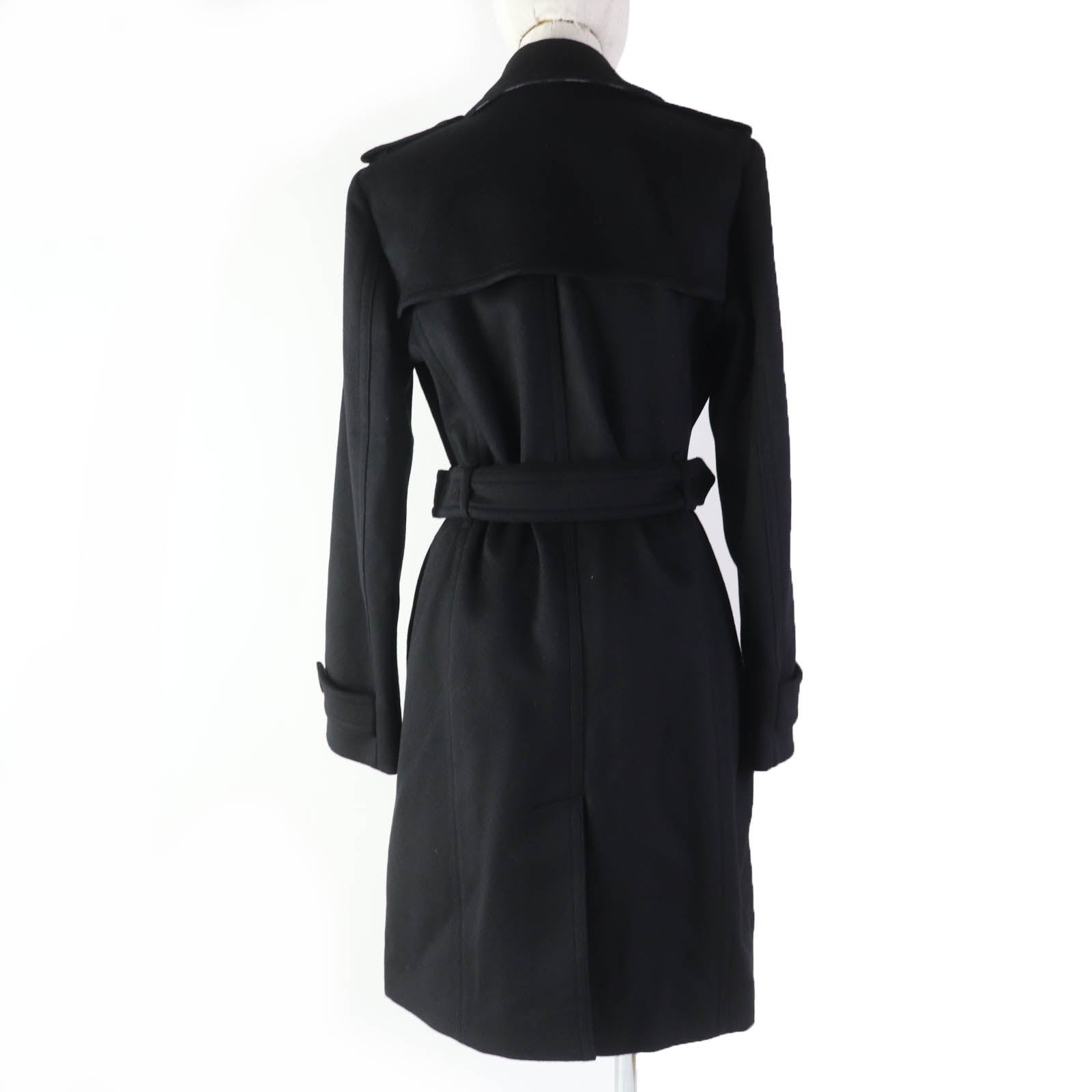 Burberry Wool Cashmere Belted Long Coat