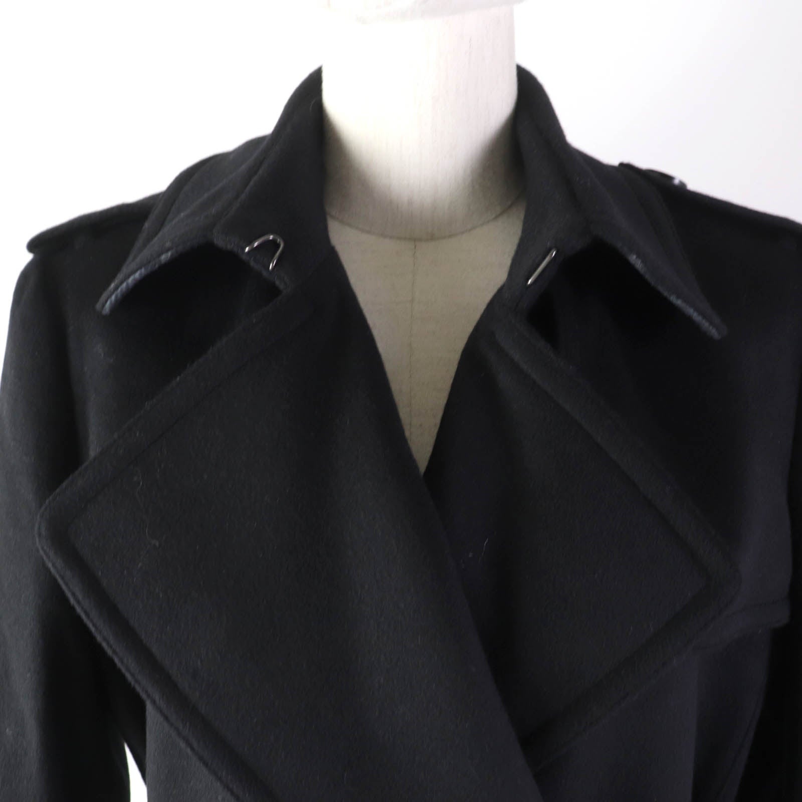 Burberry Wool Cashmere Belted Long Coat