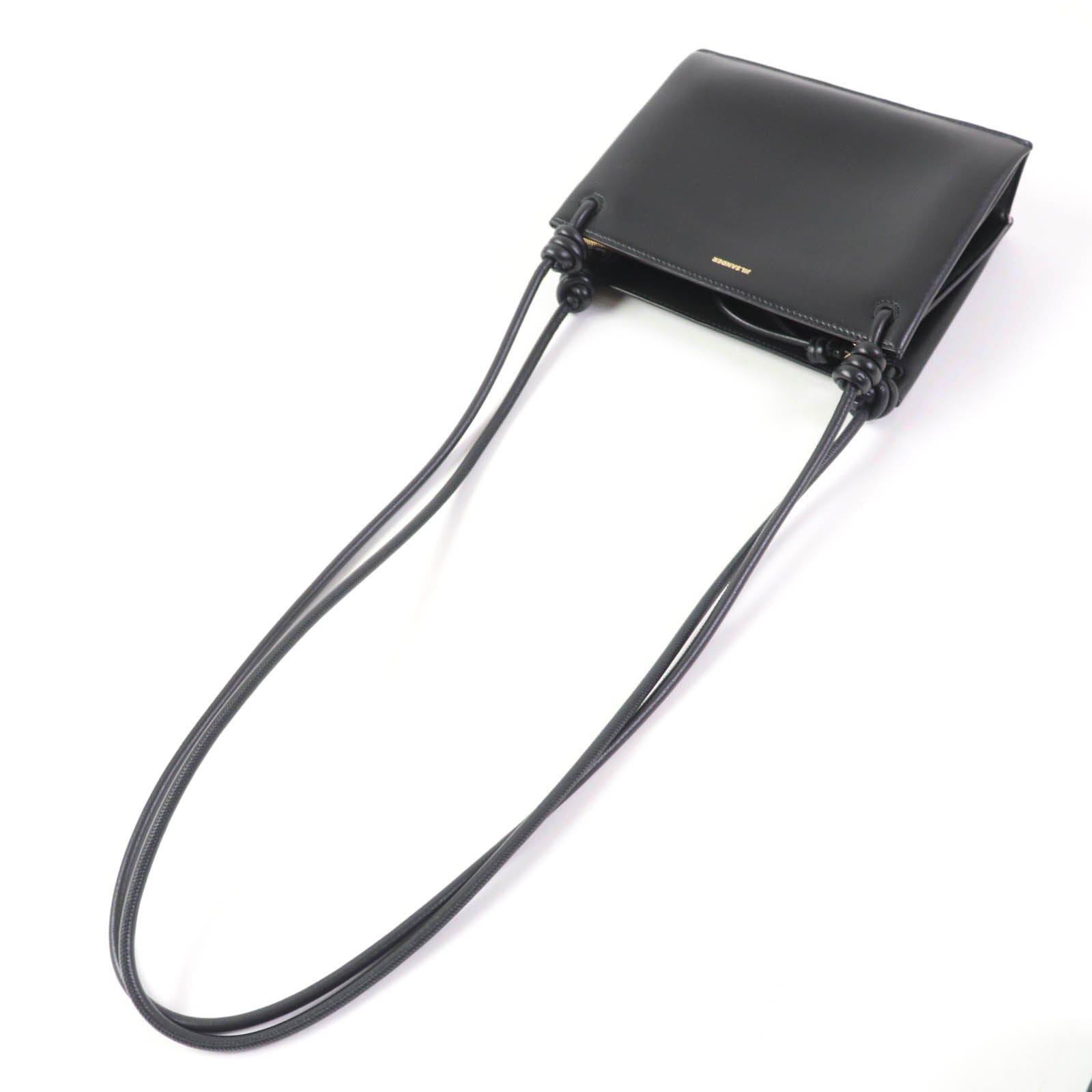 JIL SANDER Leather Crossbody Bag Black