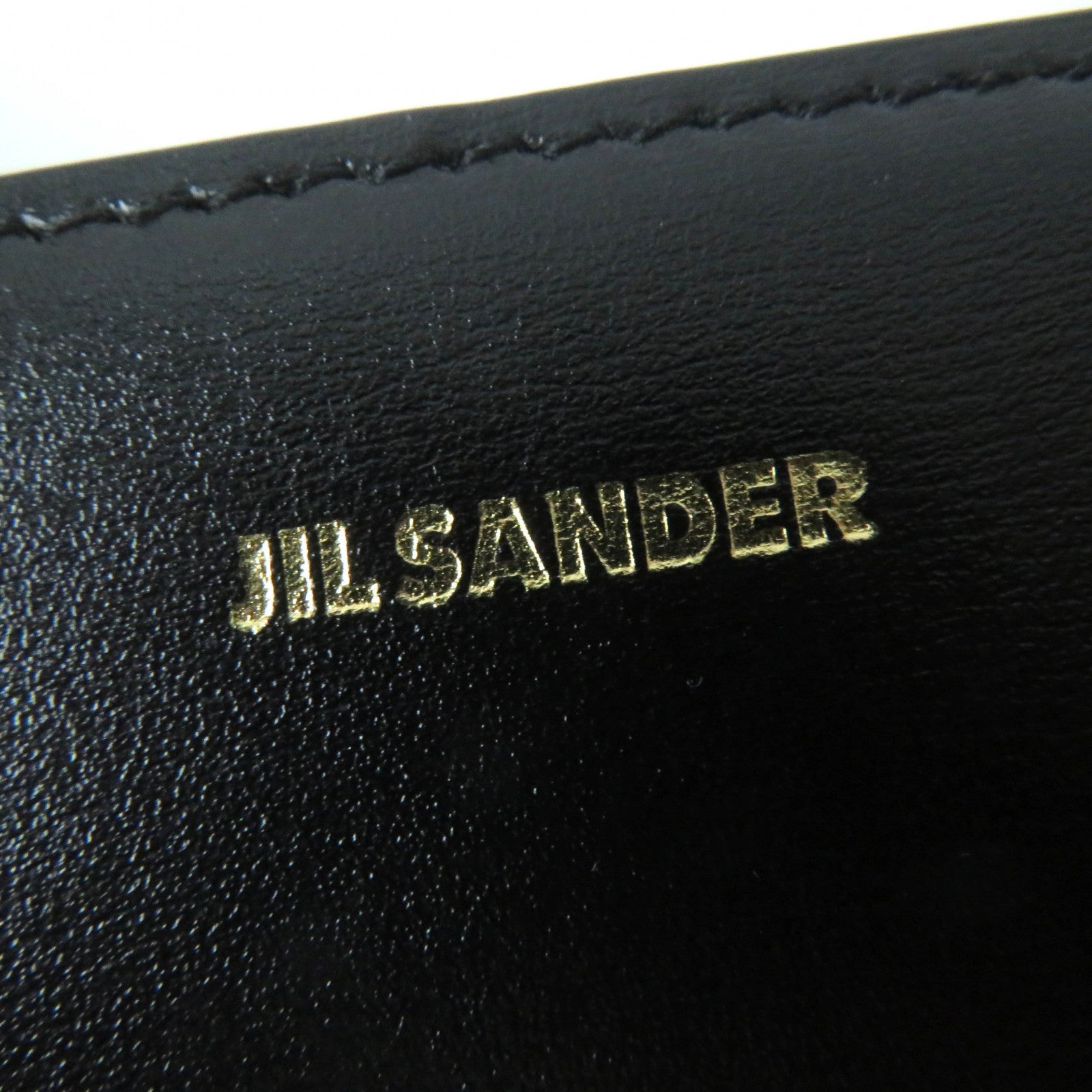 JIL SANDER Leather Crossbody Bag Black