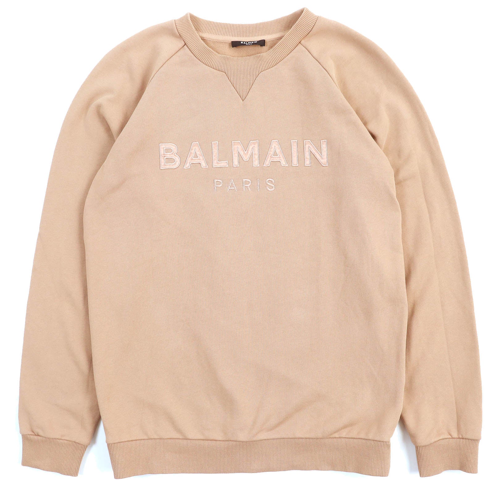 Balmain Cotton Embroidered Logo Sweatshirt