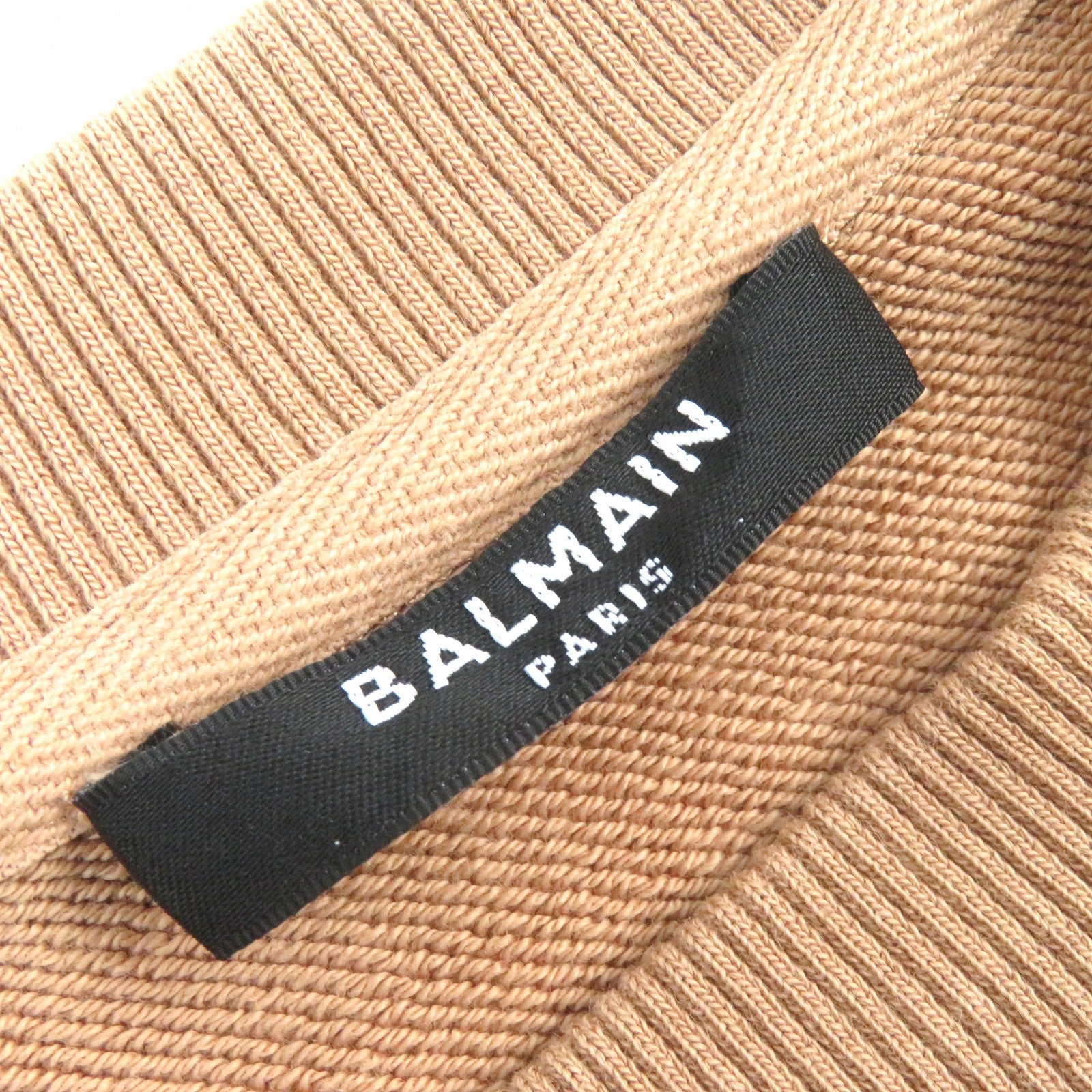 Balmain Cotton Embroidered Logo Sweatshirt