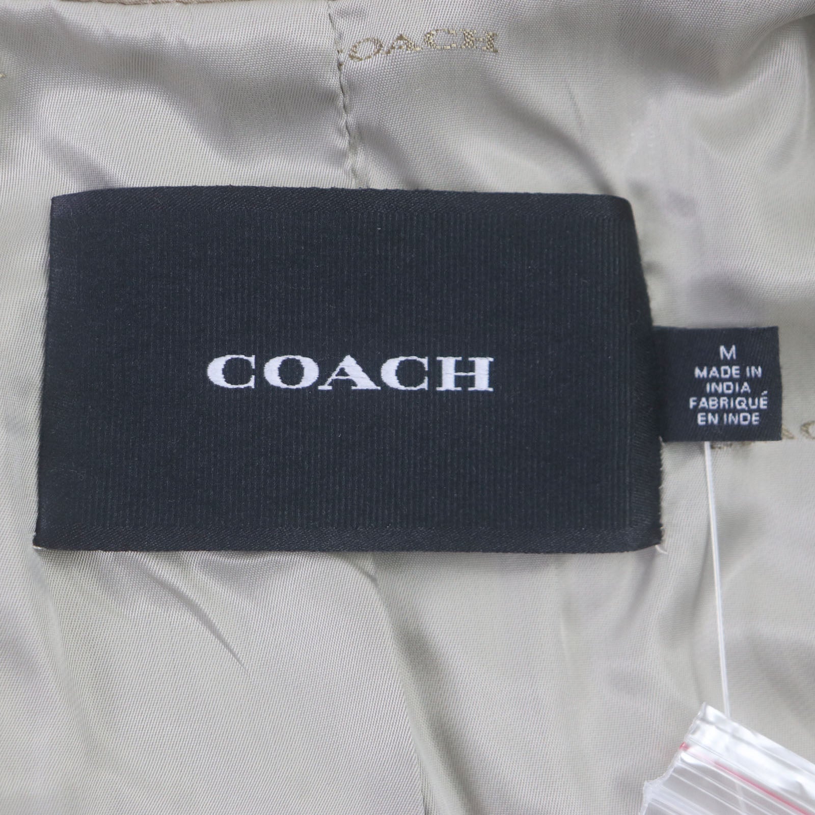 COACH Casual Lightweight Blazer Beige M