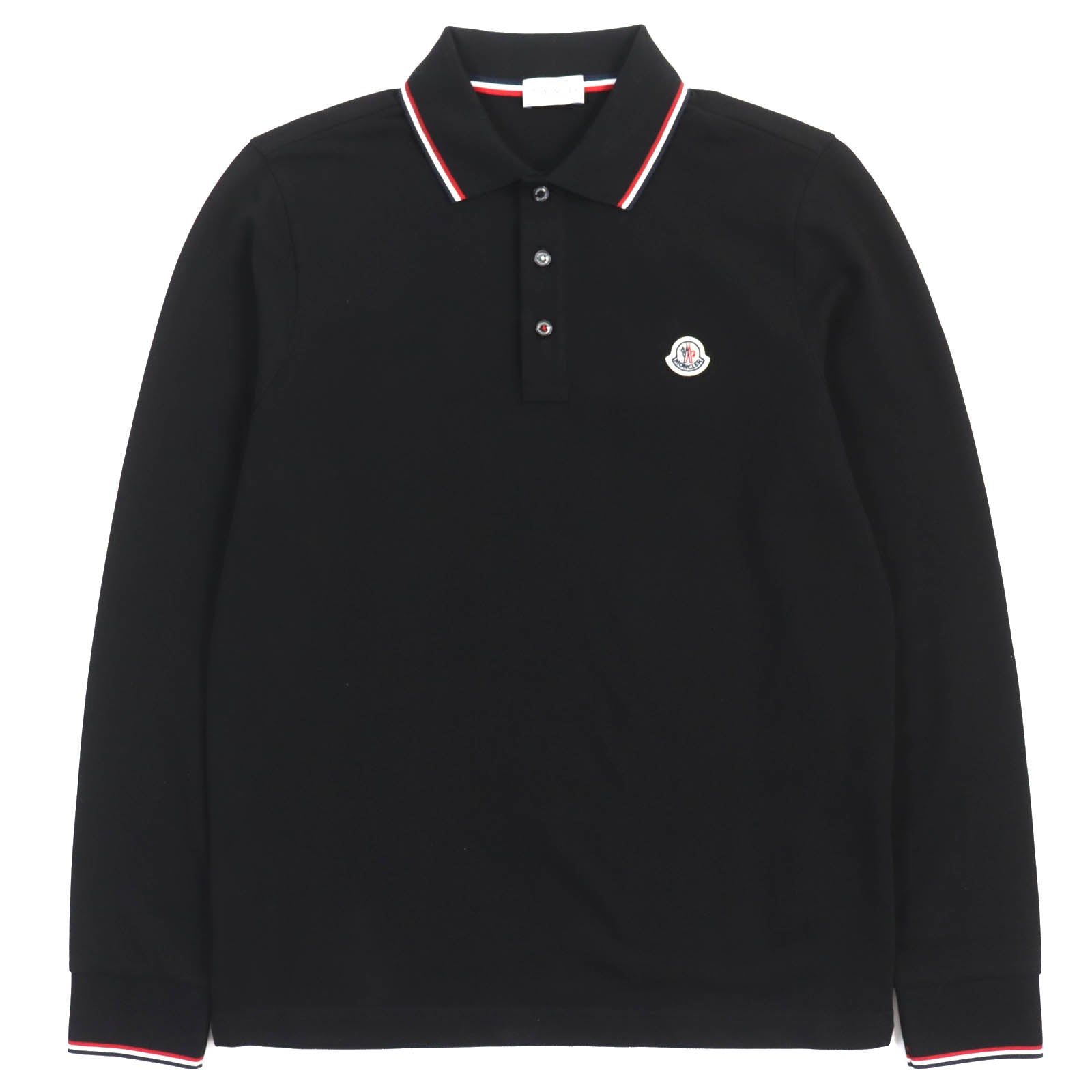 Moncler Cotton Polo Shirt Black S