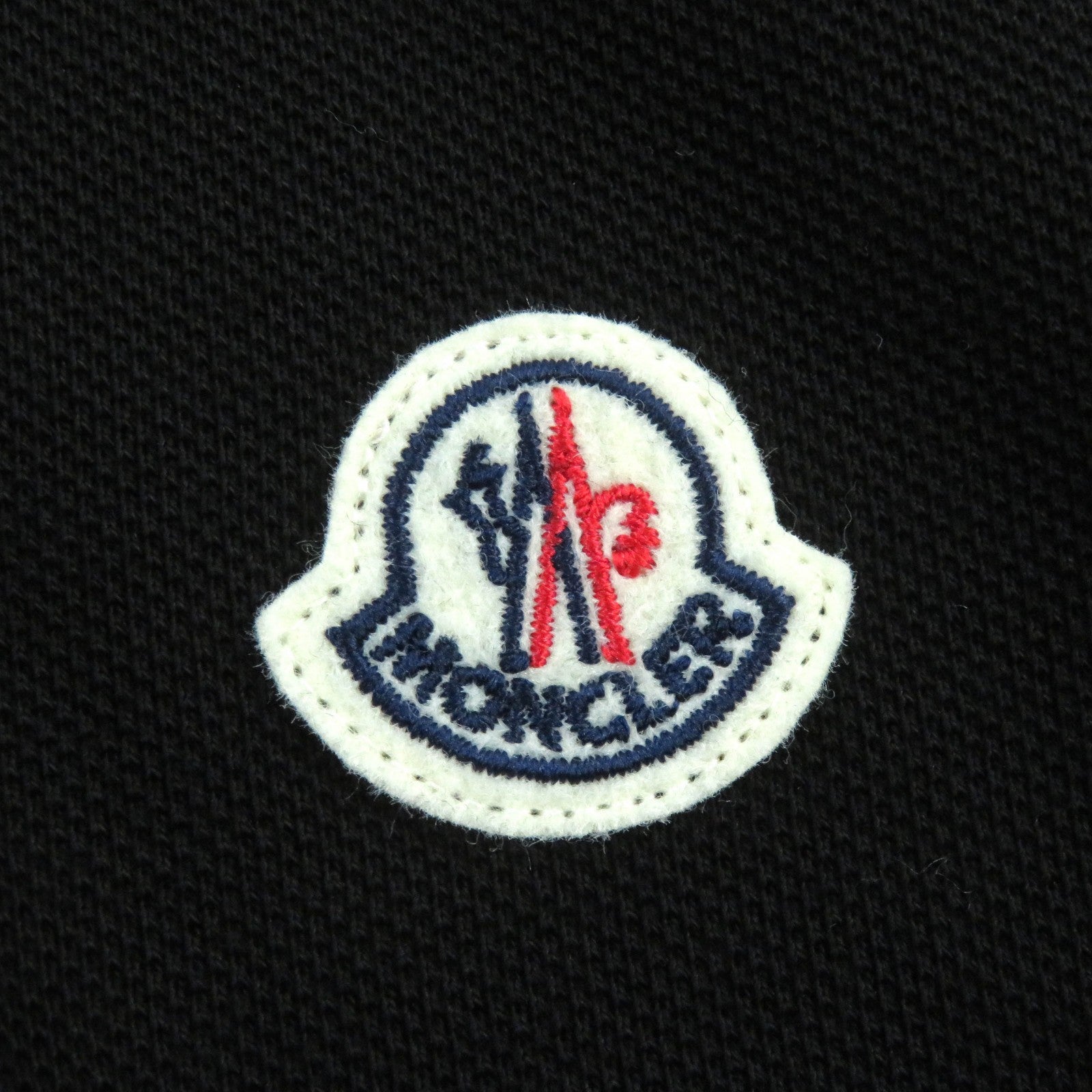 Moncler Cotton Polo Shirt Black S