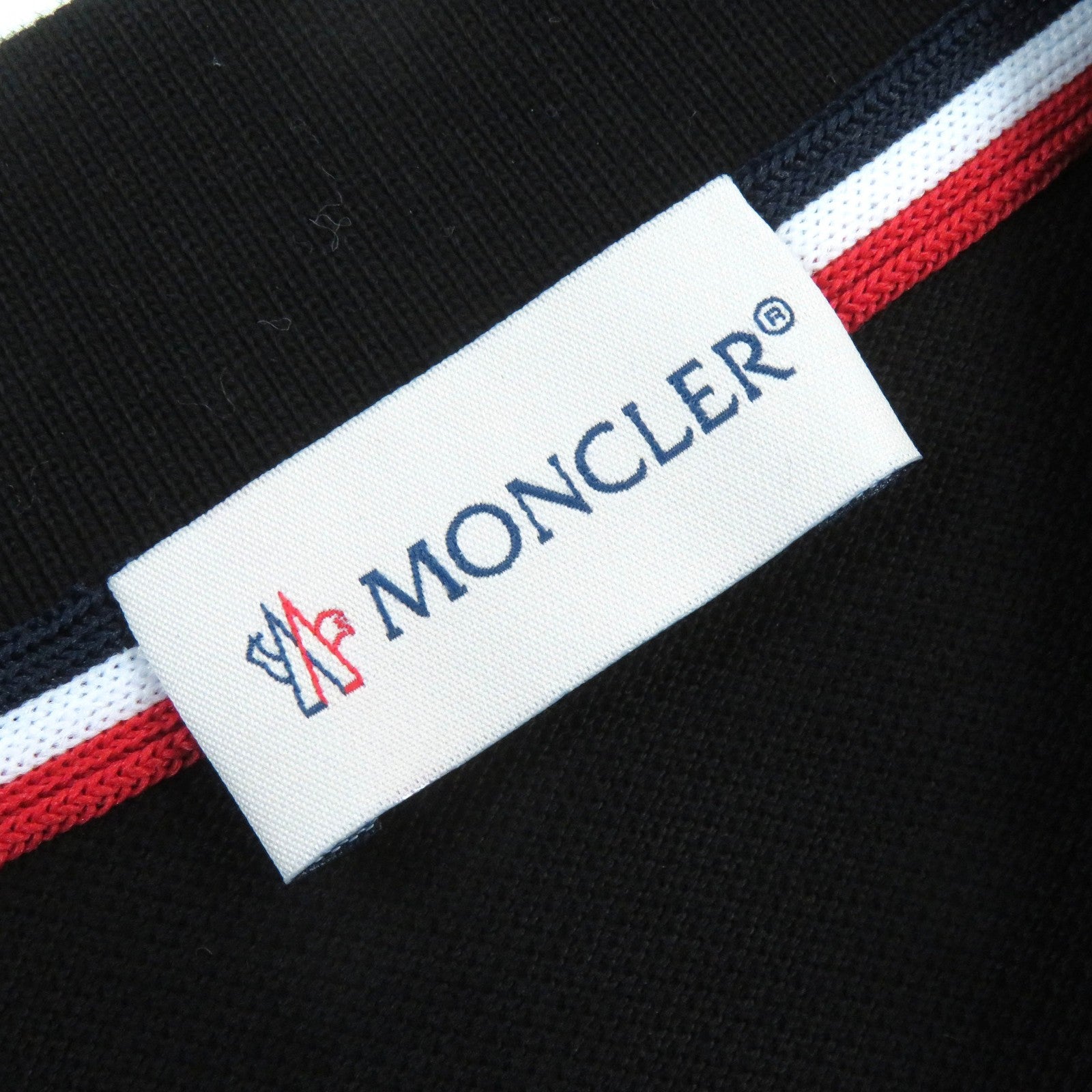 Moncler Cotton Polo Shirt Black S