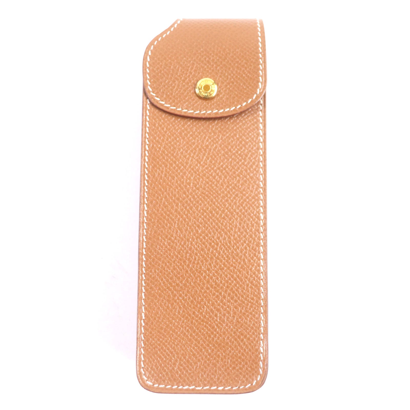 HERMES Courchevel Leather Gold Button Multi-Case