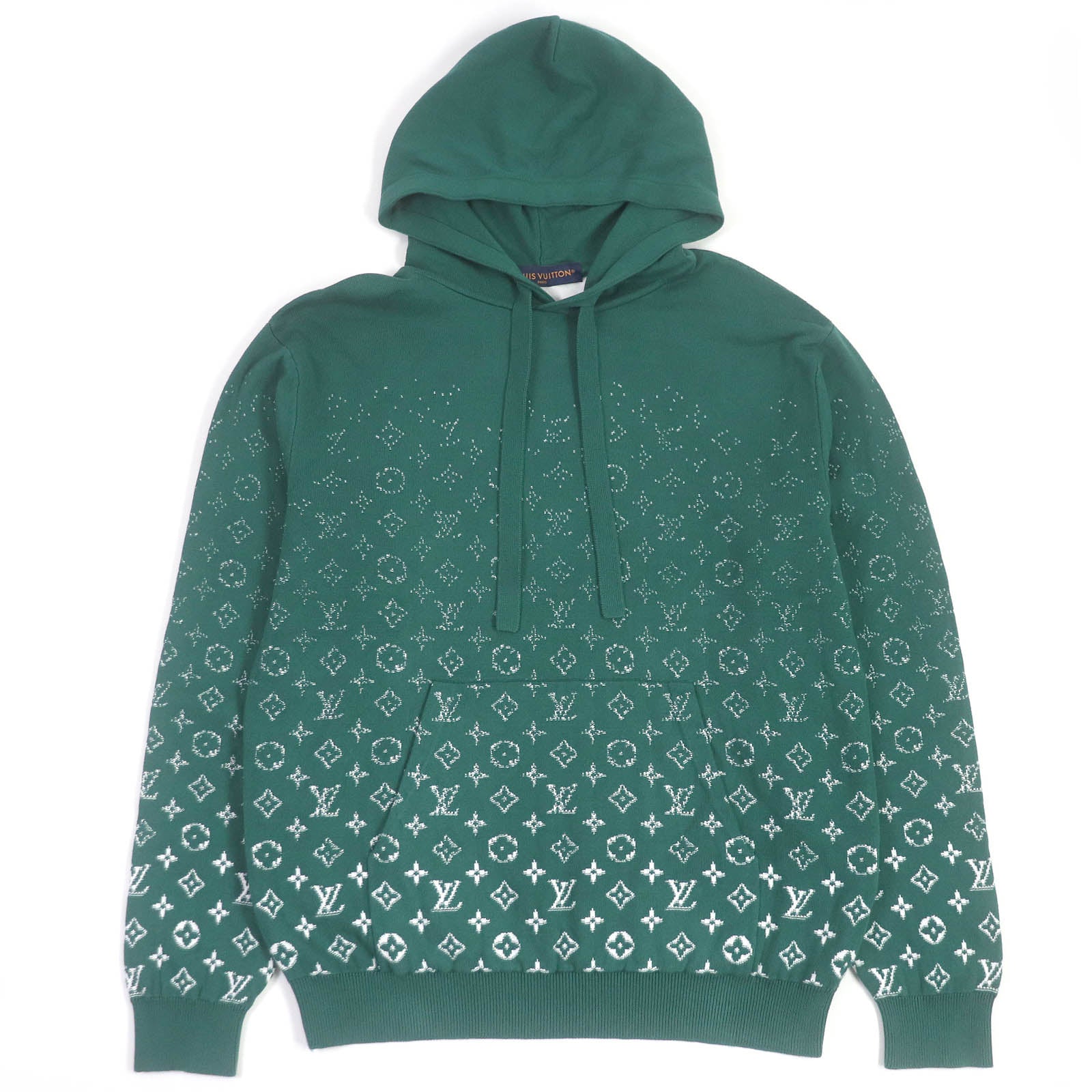 Louis Vuitton Monogram Gradient Hoodie Green M