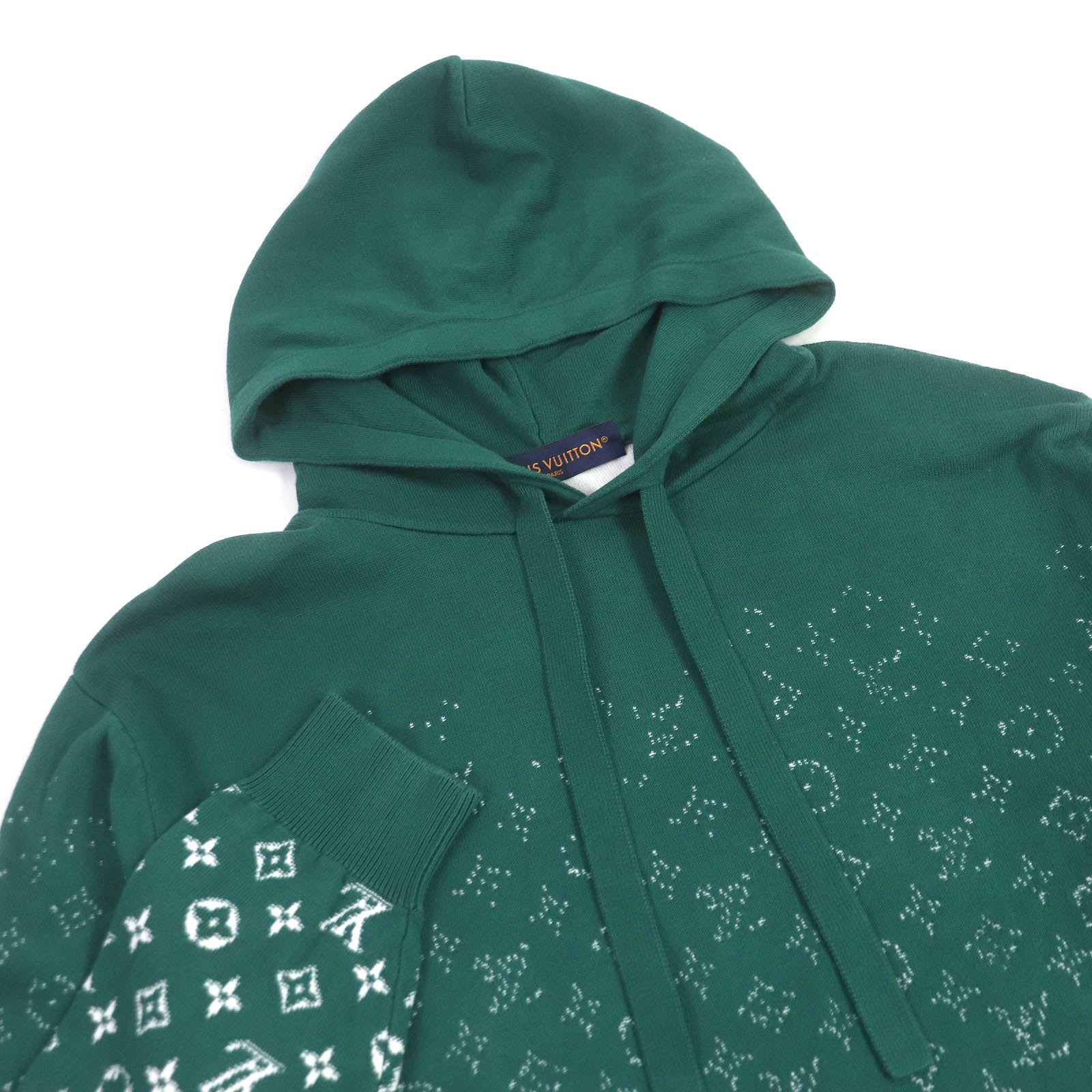 Louis Vuitton Monogram Gradient Hoodie Green M