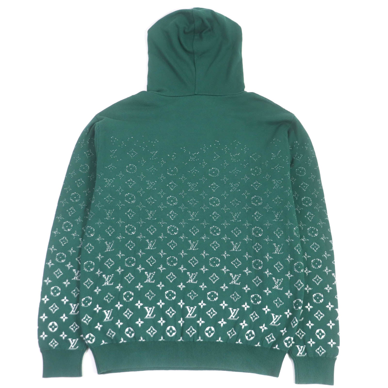 Louis Vuitton Monogram Gradient Hoodie Green M