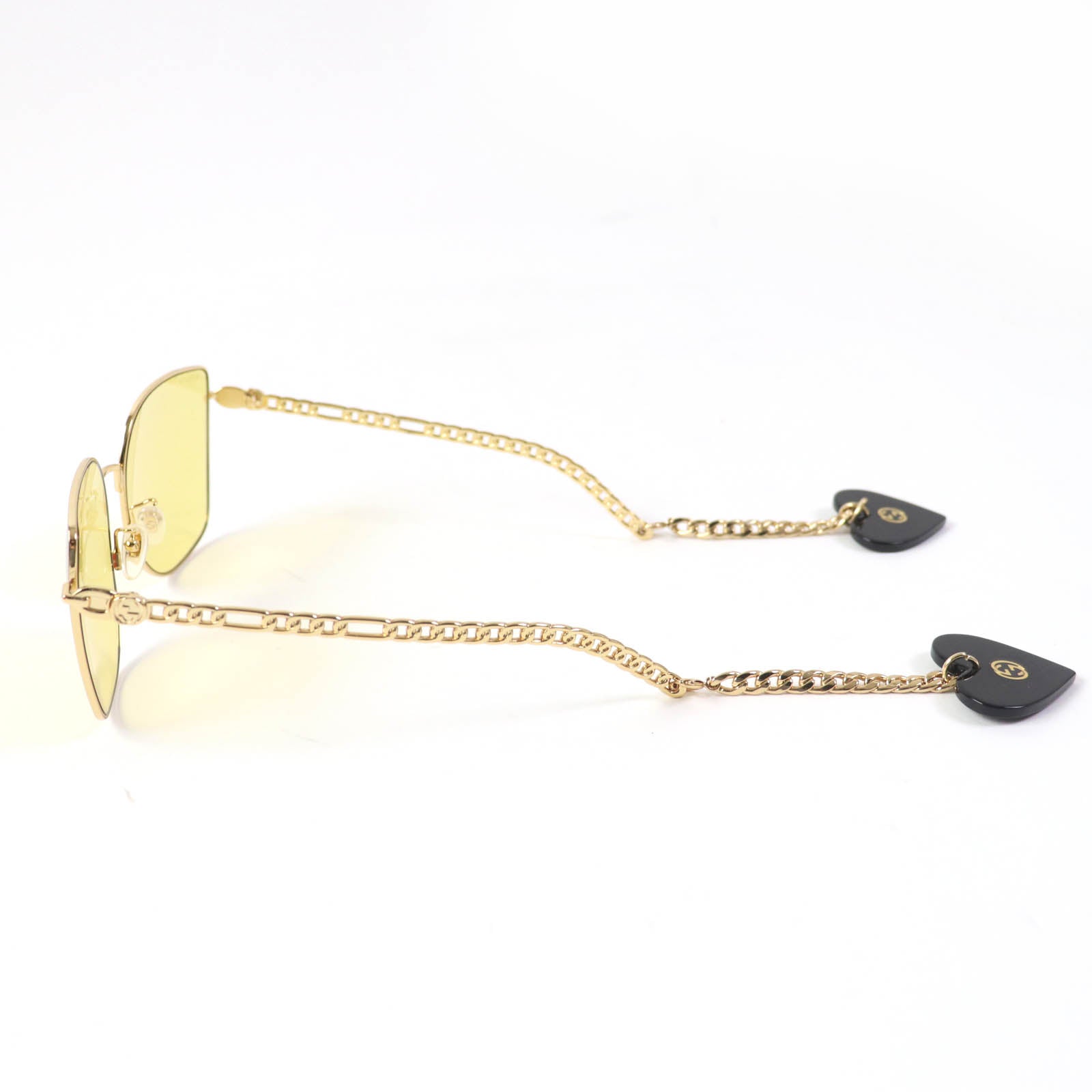 Gucci GG0721S Sunglasses Gold Yellow Women