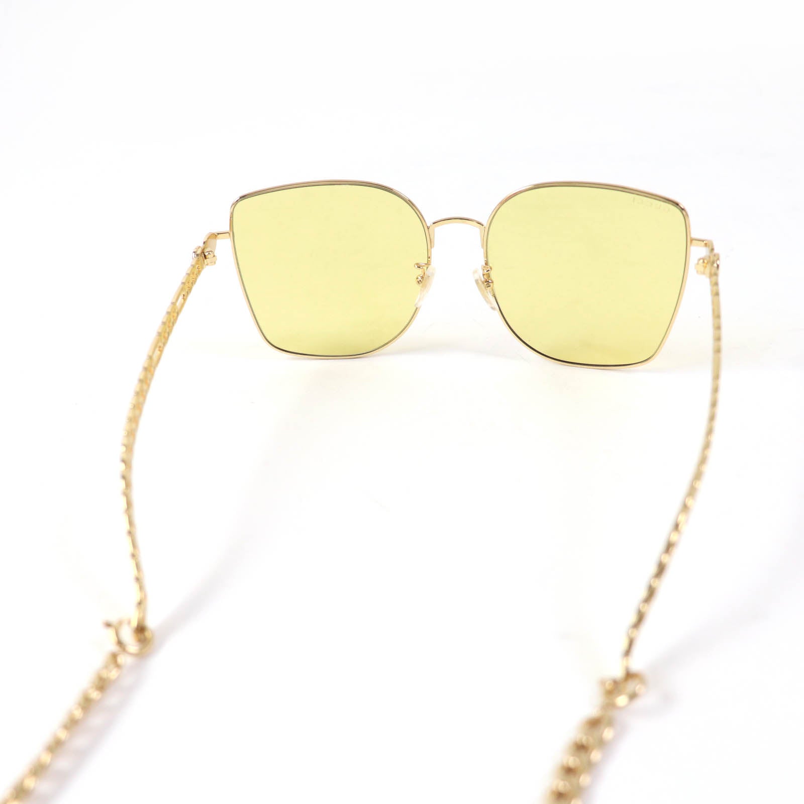 Gucci GG0721S Sunglasses Gold Yellow Women