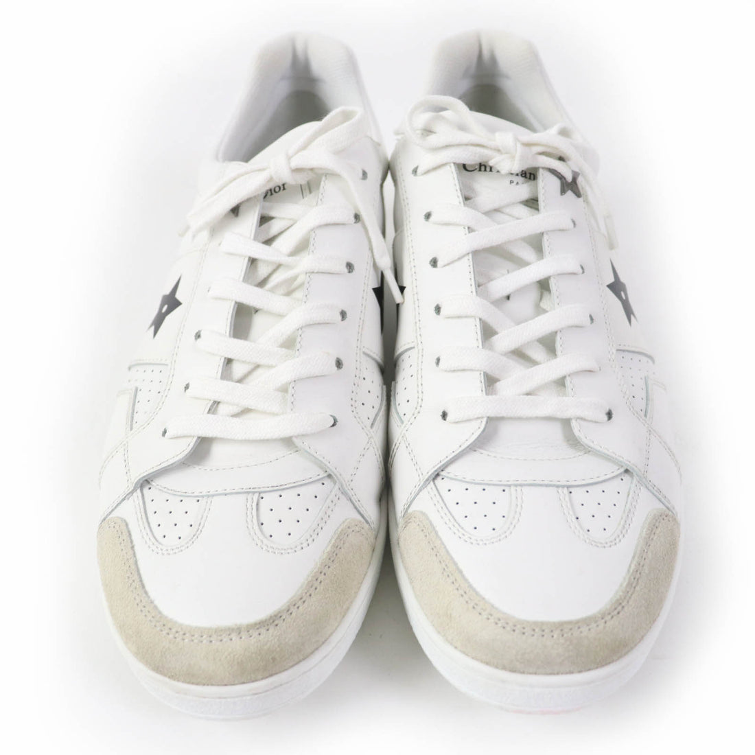 Dior Star Leather Low Cut Sneakers White