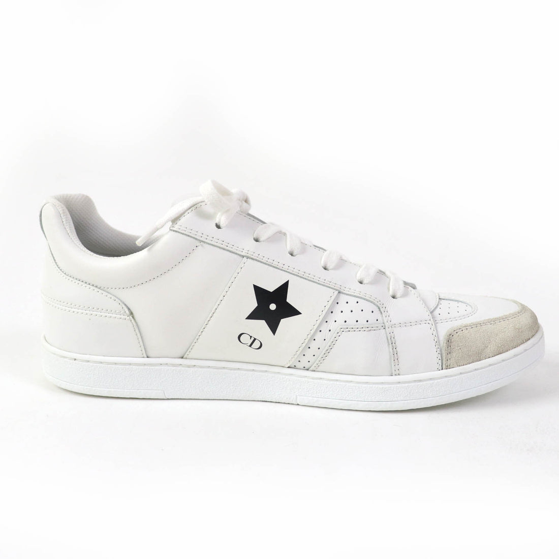 Dior Star Leather Low Cut Sneakers White