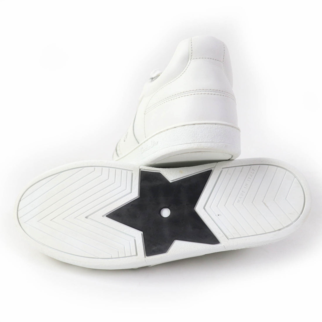 Dior Star Leather Low Cut Sneakers White