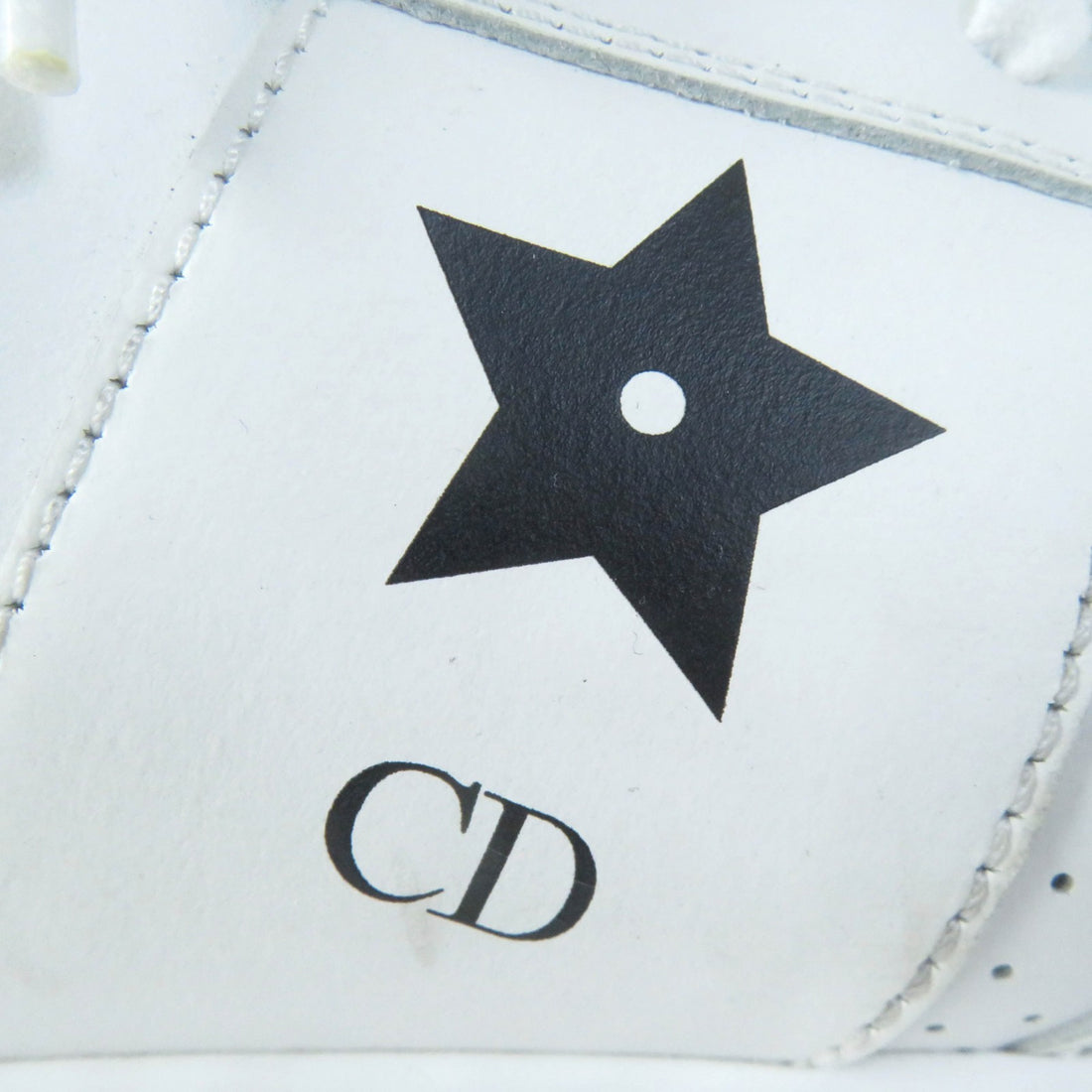 Dior Star Leather Low Cut Sneakers White