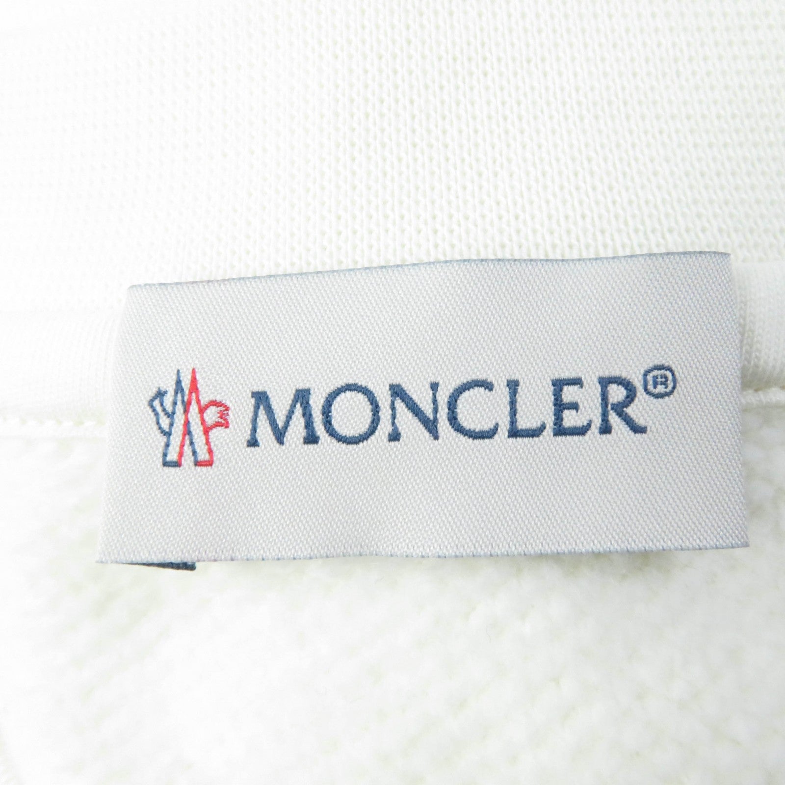 Moncler FELPA Cotton Nylon Embroidered Sweatshirt S