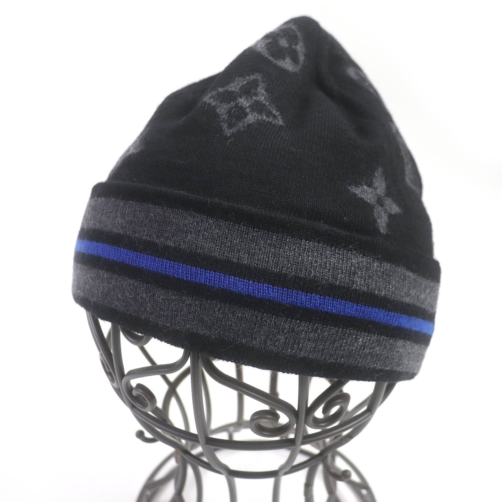 Louis Vuitton Monogram Stripe Wool Beanie M76821