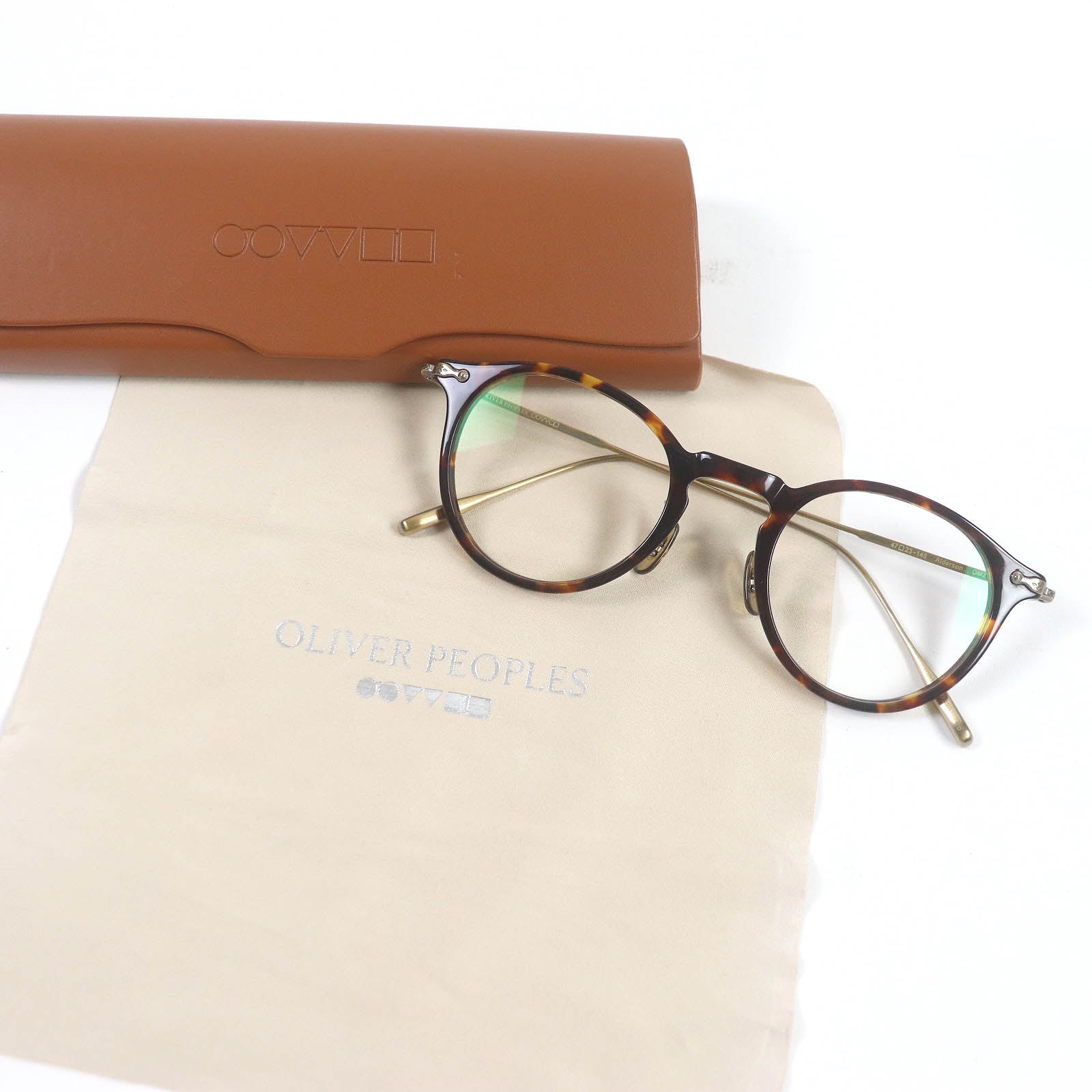 OLIVER PEOPLES Alderson-DM2 Tortoiseshell Glasses