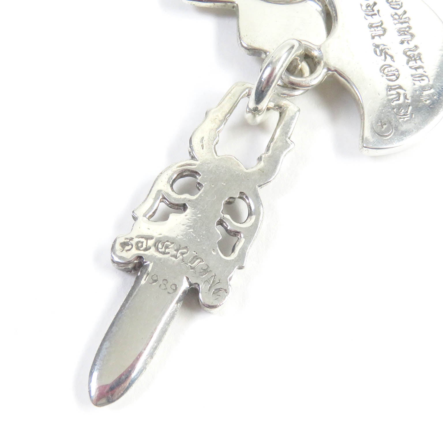 CHROME HEARTS Silver Necklace Charm Pendant