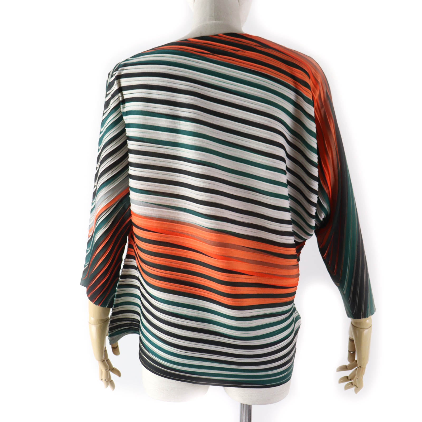 Issey Miyake Pleated Dolman Sleeve Pullover