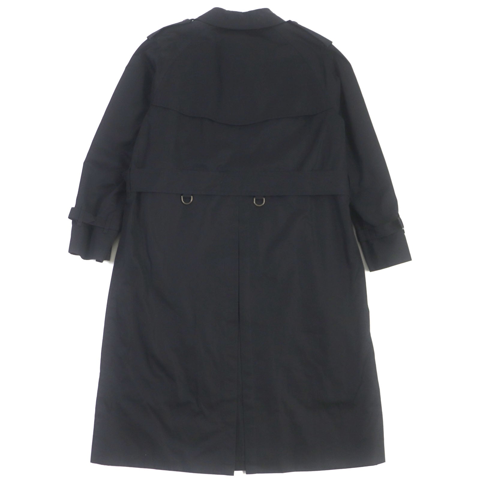 Burberry Trench Coat Black Cashmere Blend