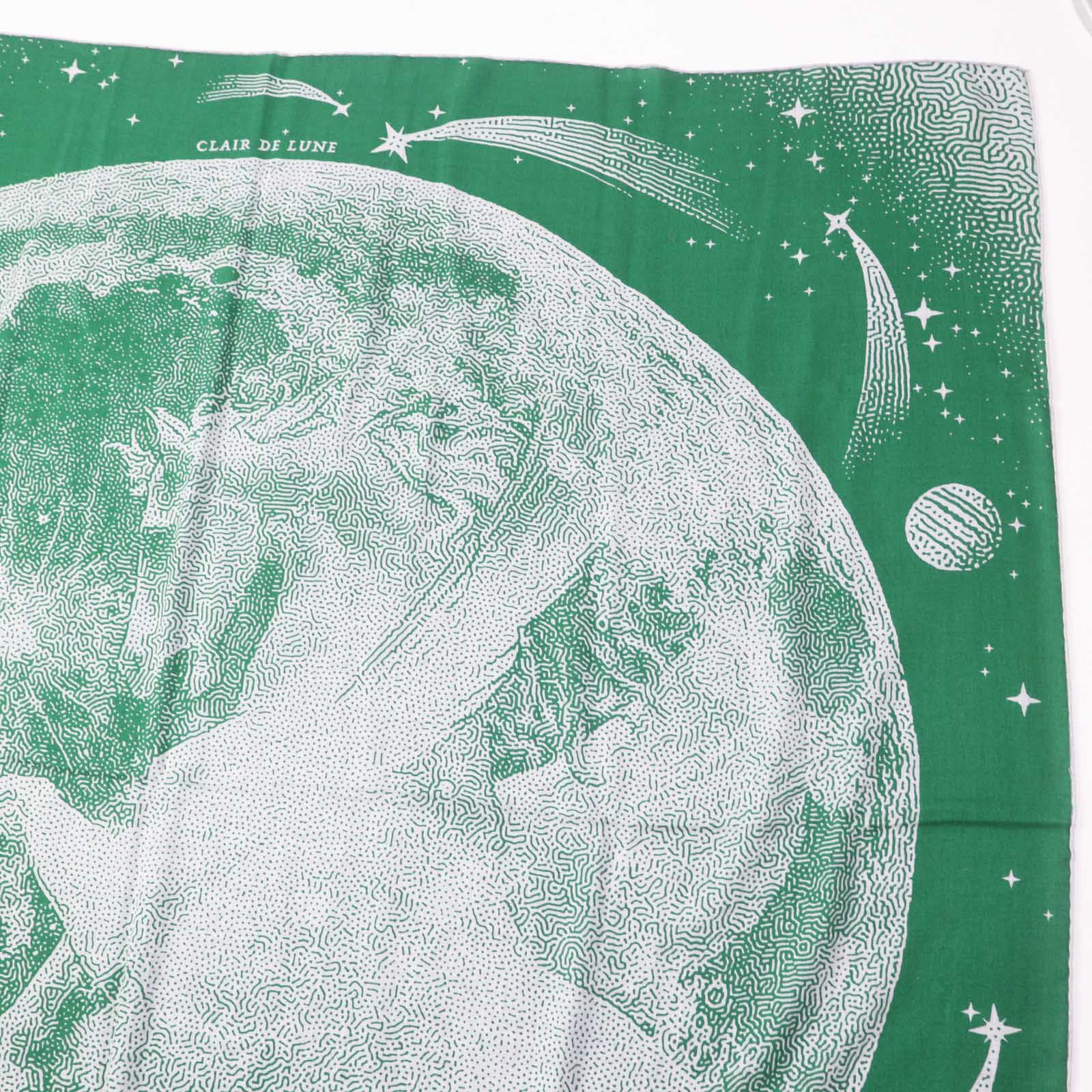 Hermes Cashmere Silk Scarf Moonlight Pegasus