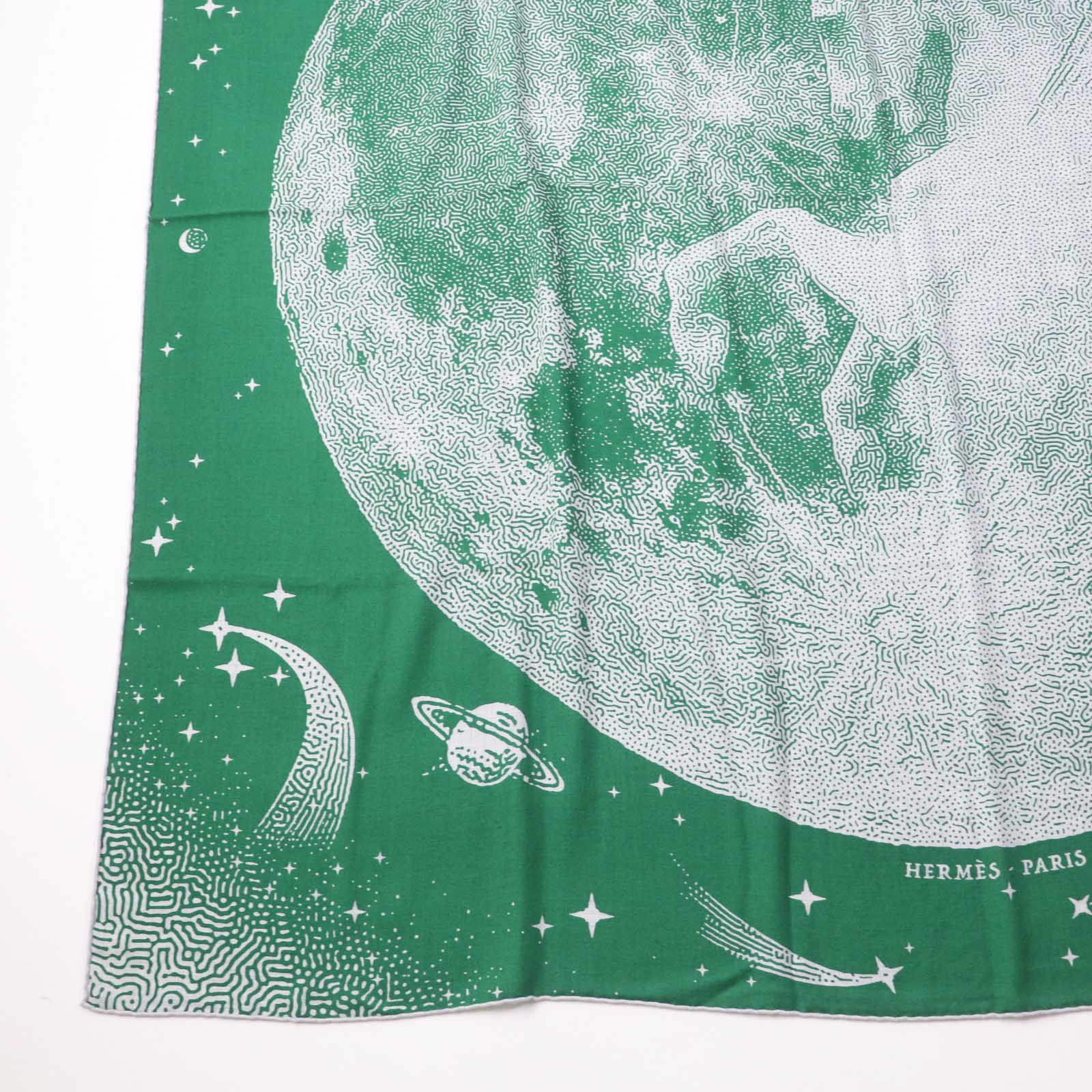 Hermes Cashmere Silk Scarf Moonlight Pegasus