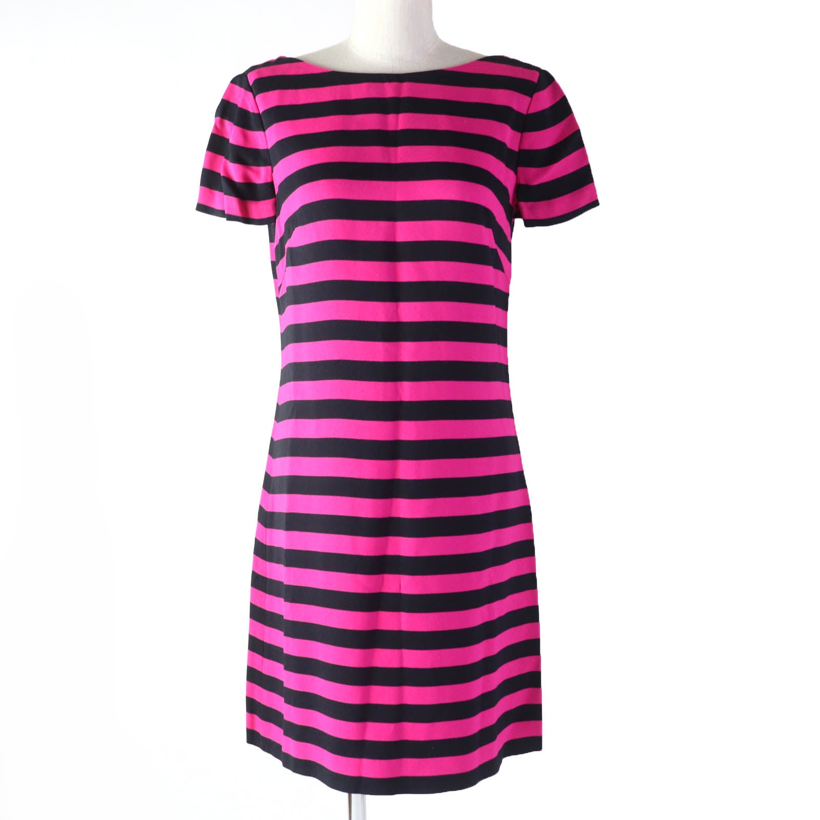 PRADA Rayon Boat Neck Short Sleeve Dress