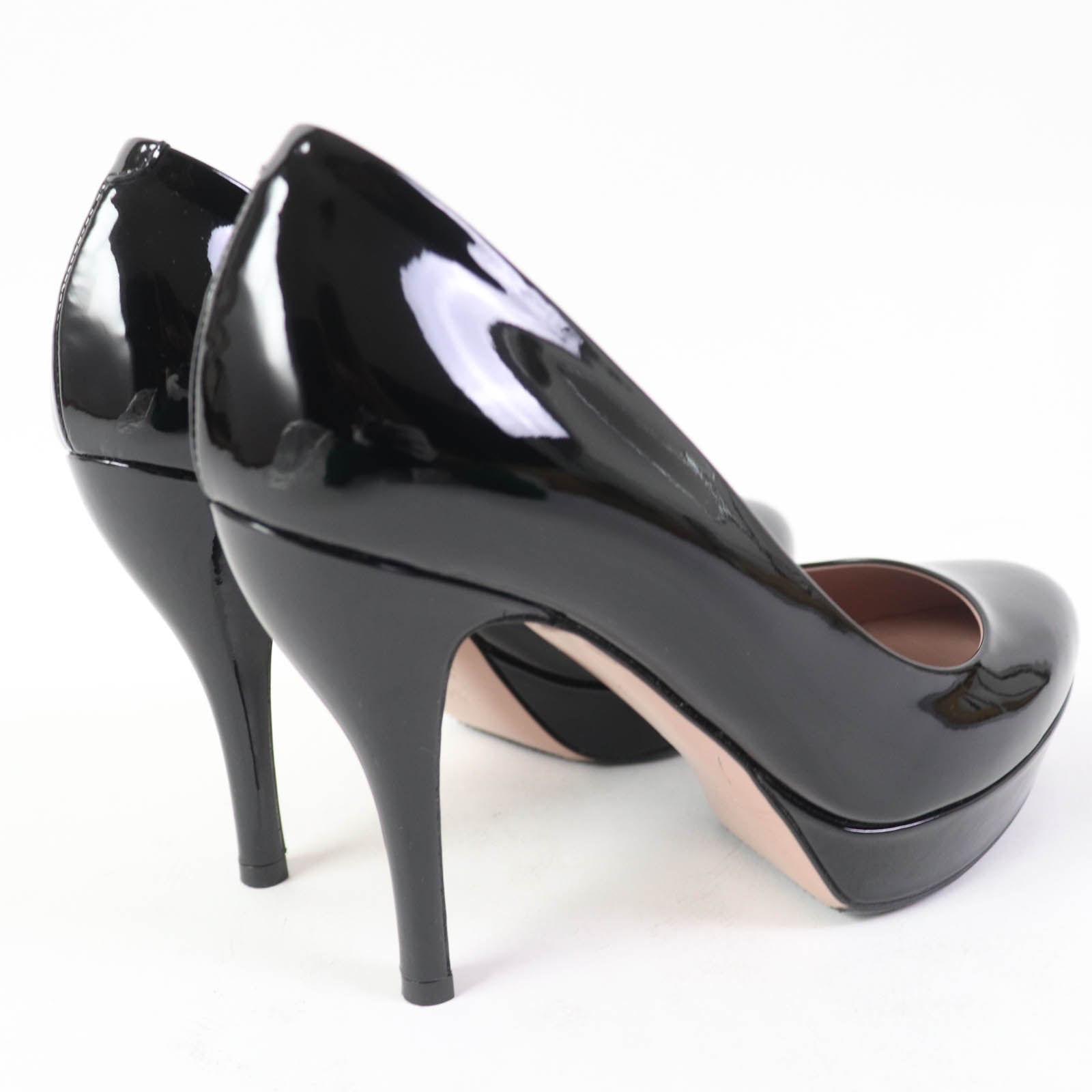 Gucci Patent Leather Pumps Black 35.5