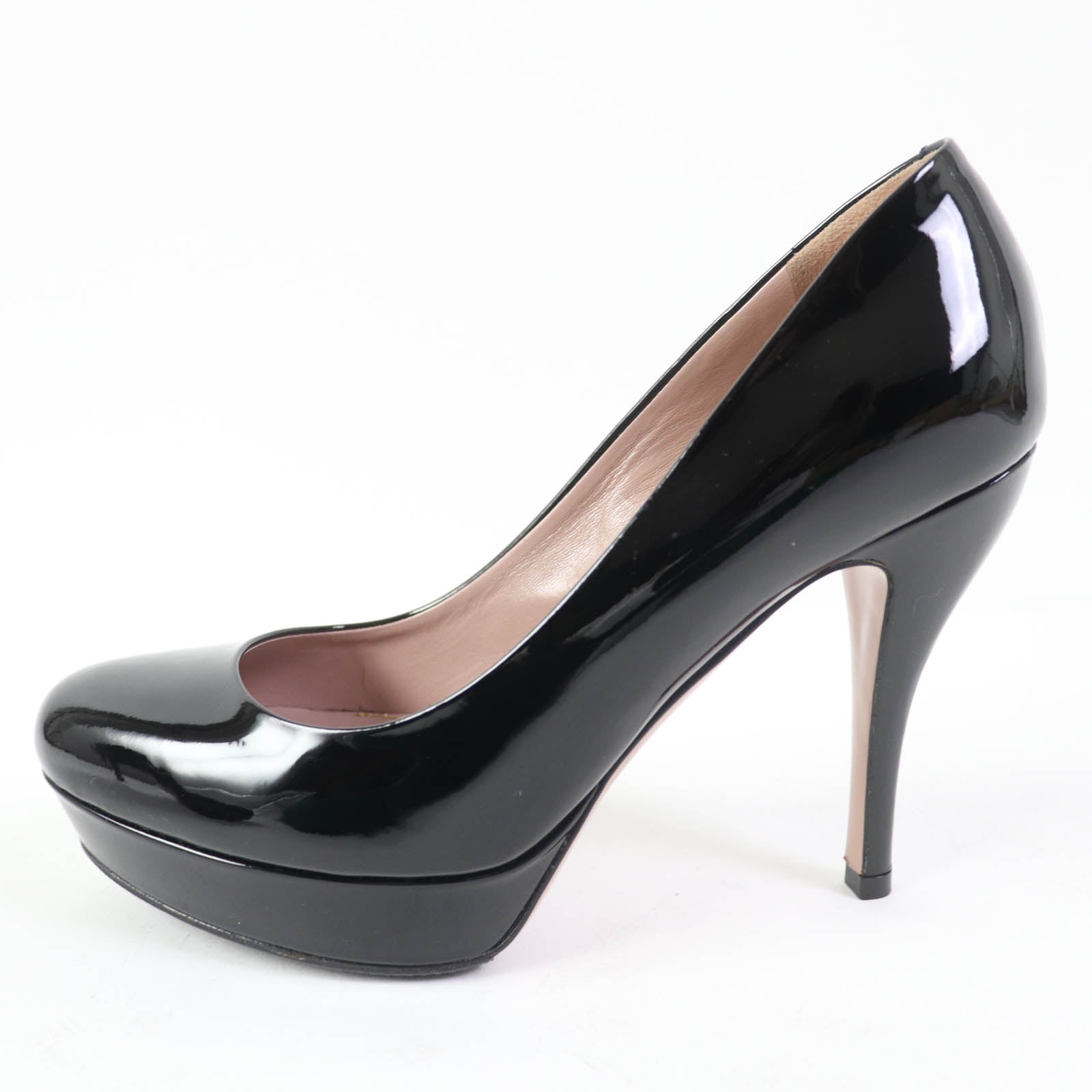 Gucci Patent Leather Pumps Black 35.5