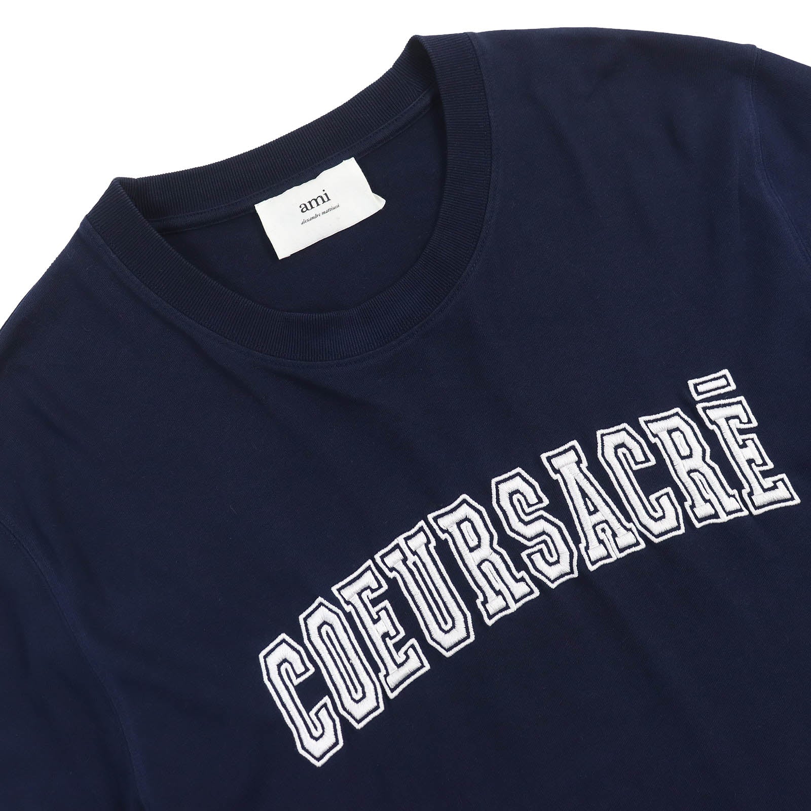 AMI PARIS COEURSACRE T-shirt Navy XL