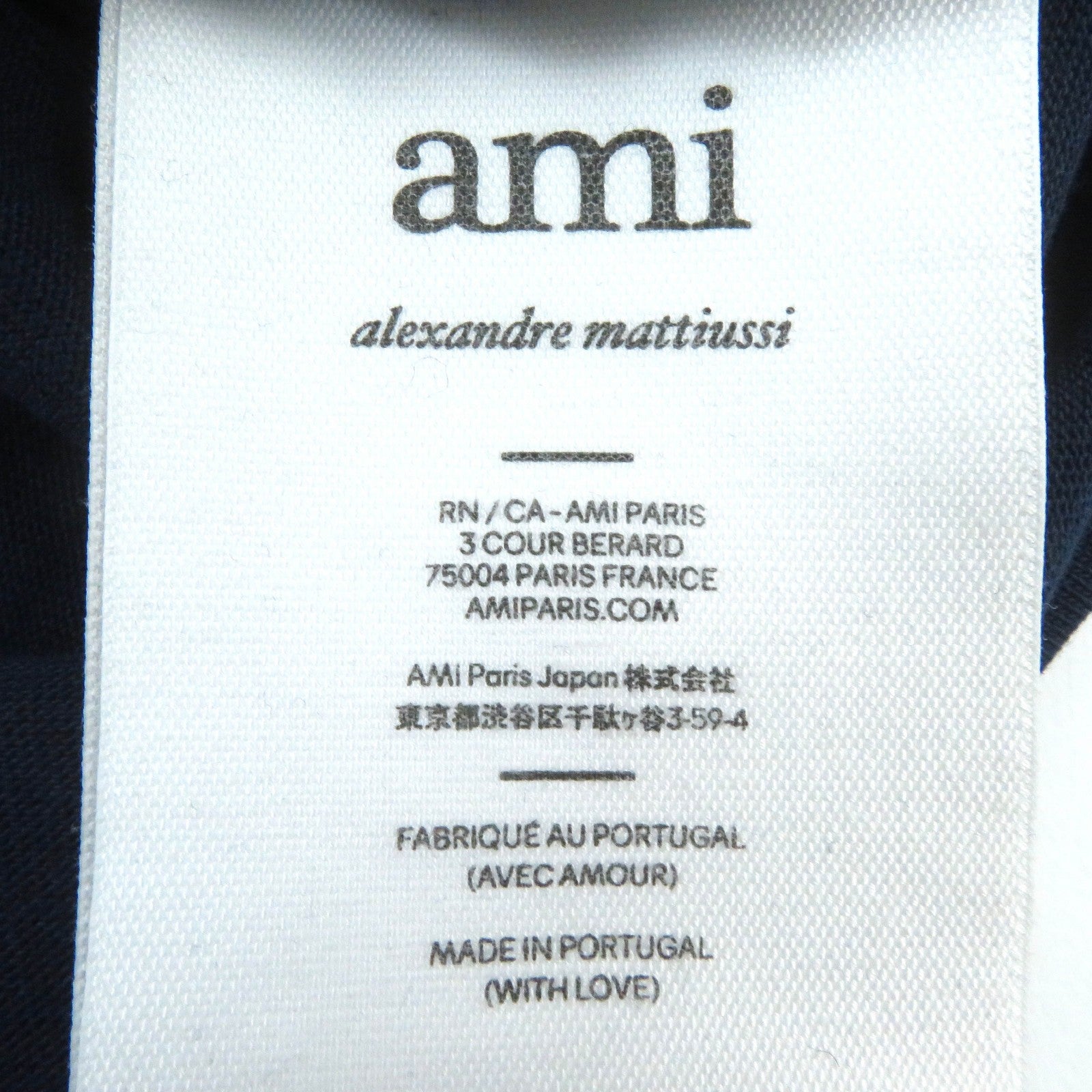 AMI PARIS COEURSACRE T-shirt Navy XL