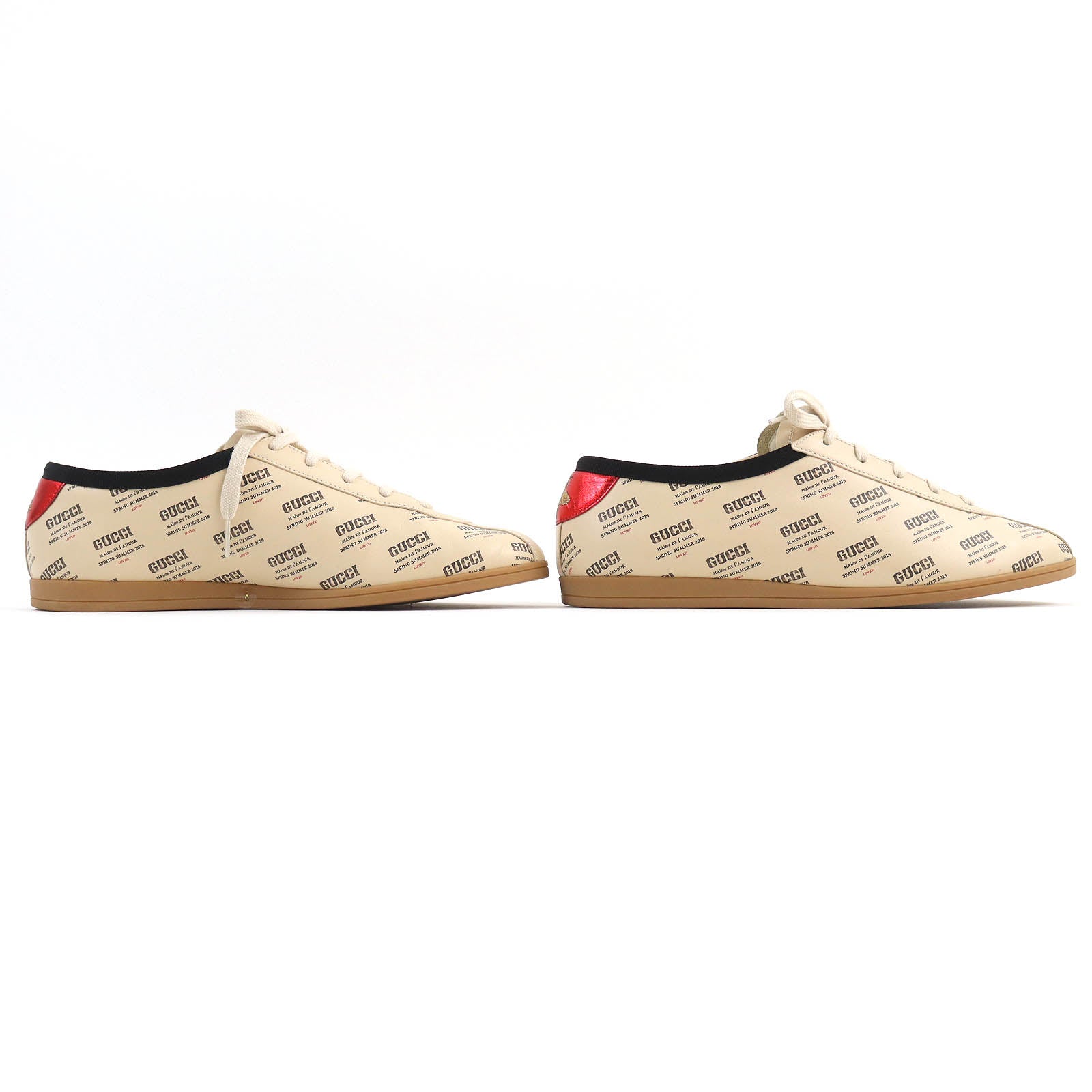 Gucci Leather Low Cut Sneakers 519535