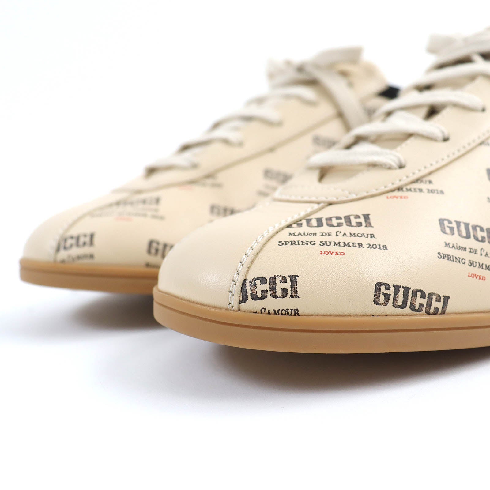 Gucci Leather Low Cut Sneakers 519535