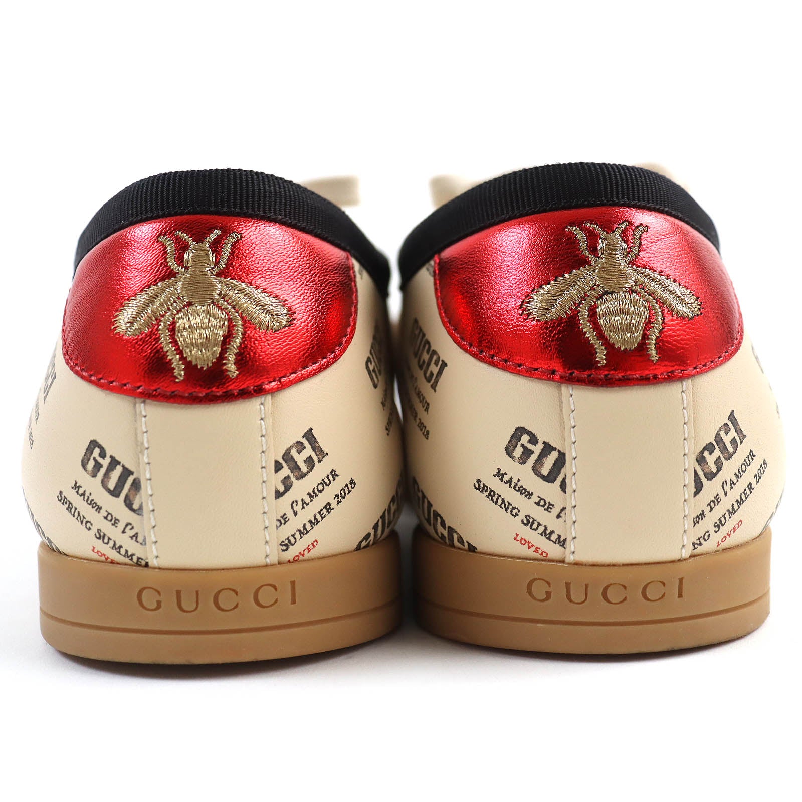 Gucci Leather Low Cut Sneakers 519535