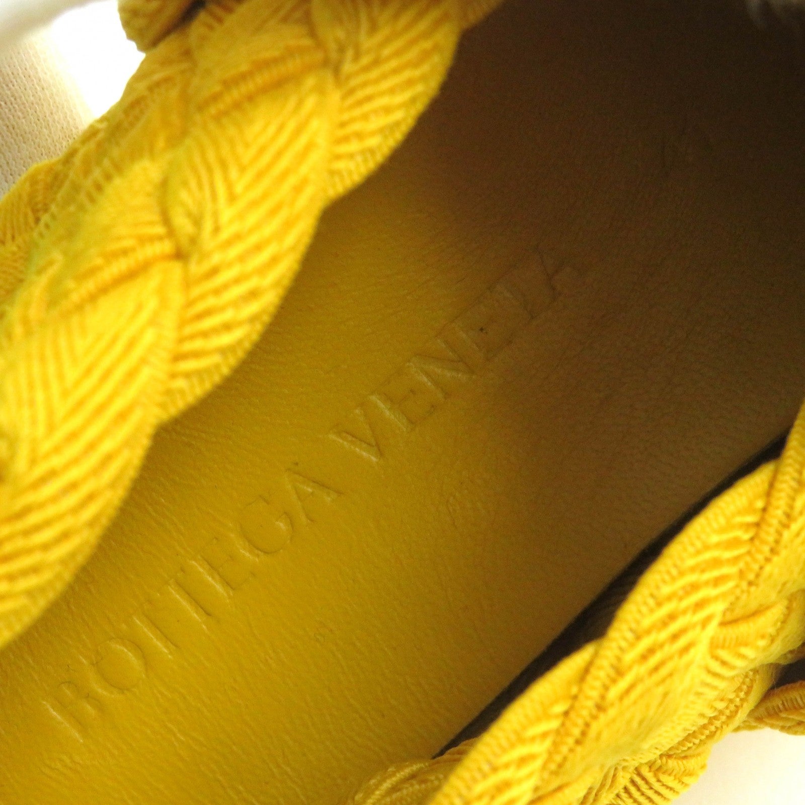 Bottega Veneta Intrecciato Knit Sneakers Yellow 41