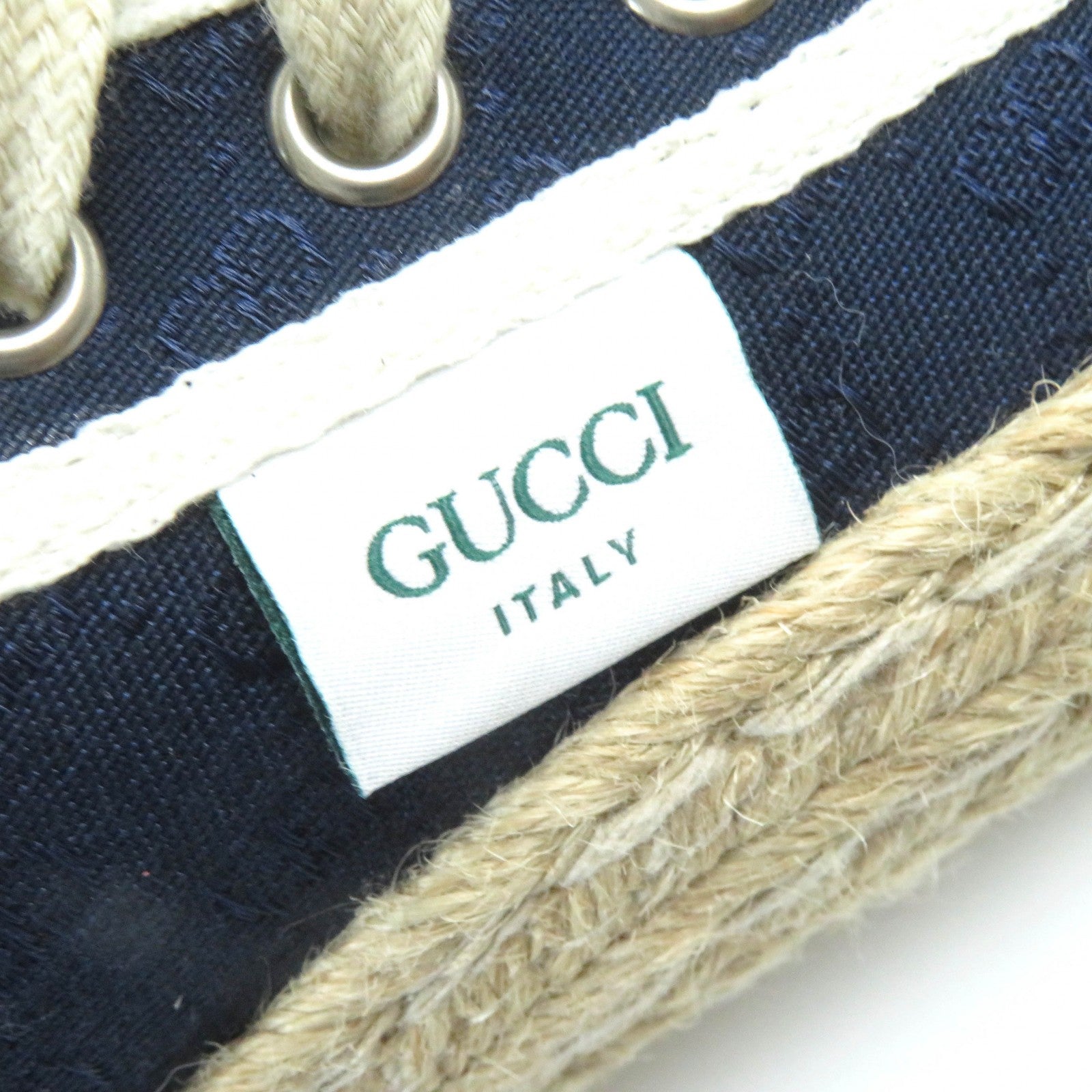 Gucci GG Print Espadrilles Canvas Sneakers