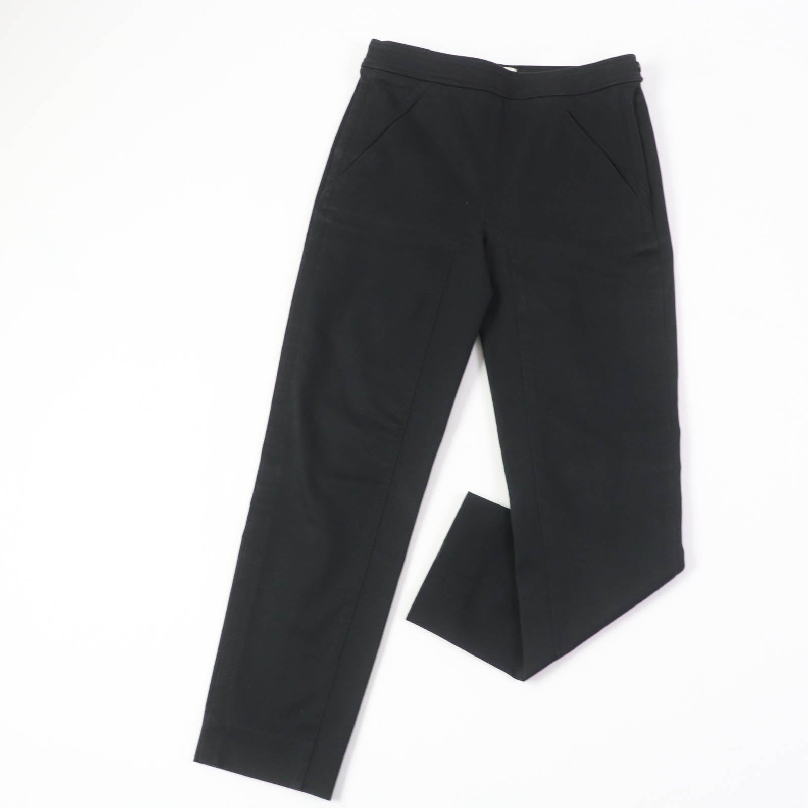 HERMES Skinny Pants Black 34 Women