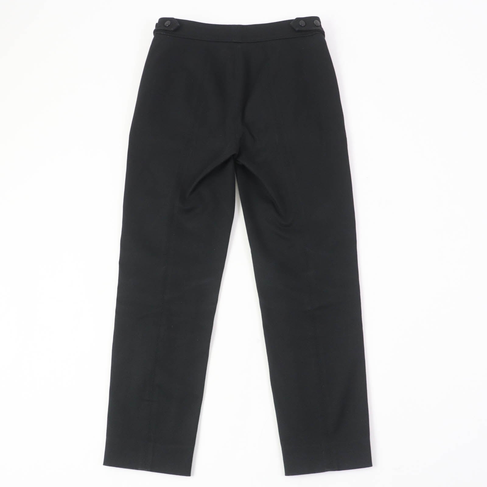 HERMES Skinny Pants Black 34 Women