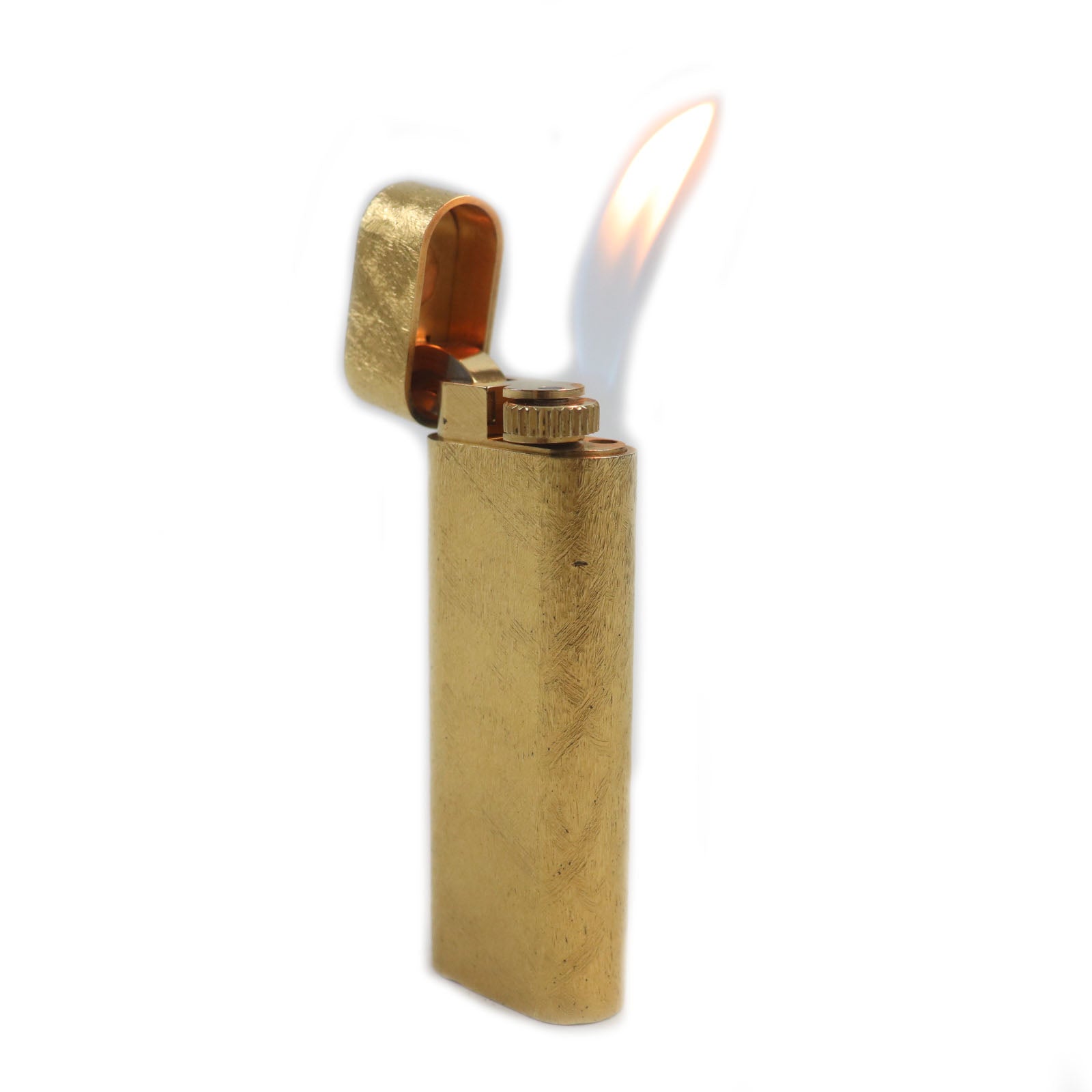 Cartier Oval Pattern Roller Gas Lighter Antique