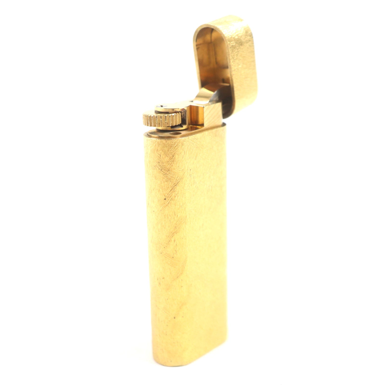 Cartier Oval Pattern Roller Gas Lighter Antique