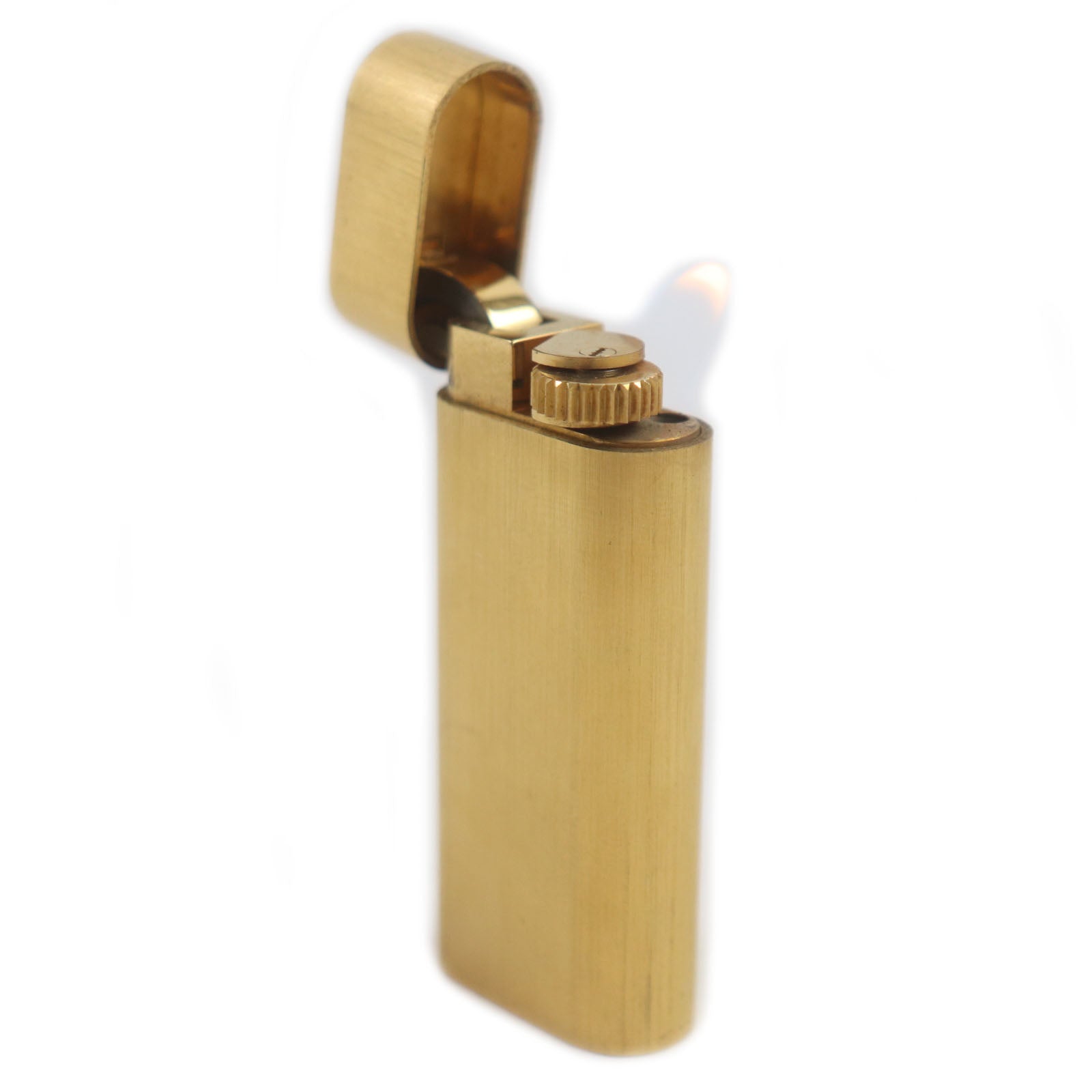 Cartier Oval Short Hairline Roller Gas Lighter