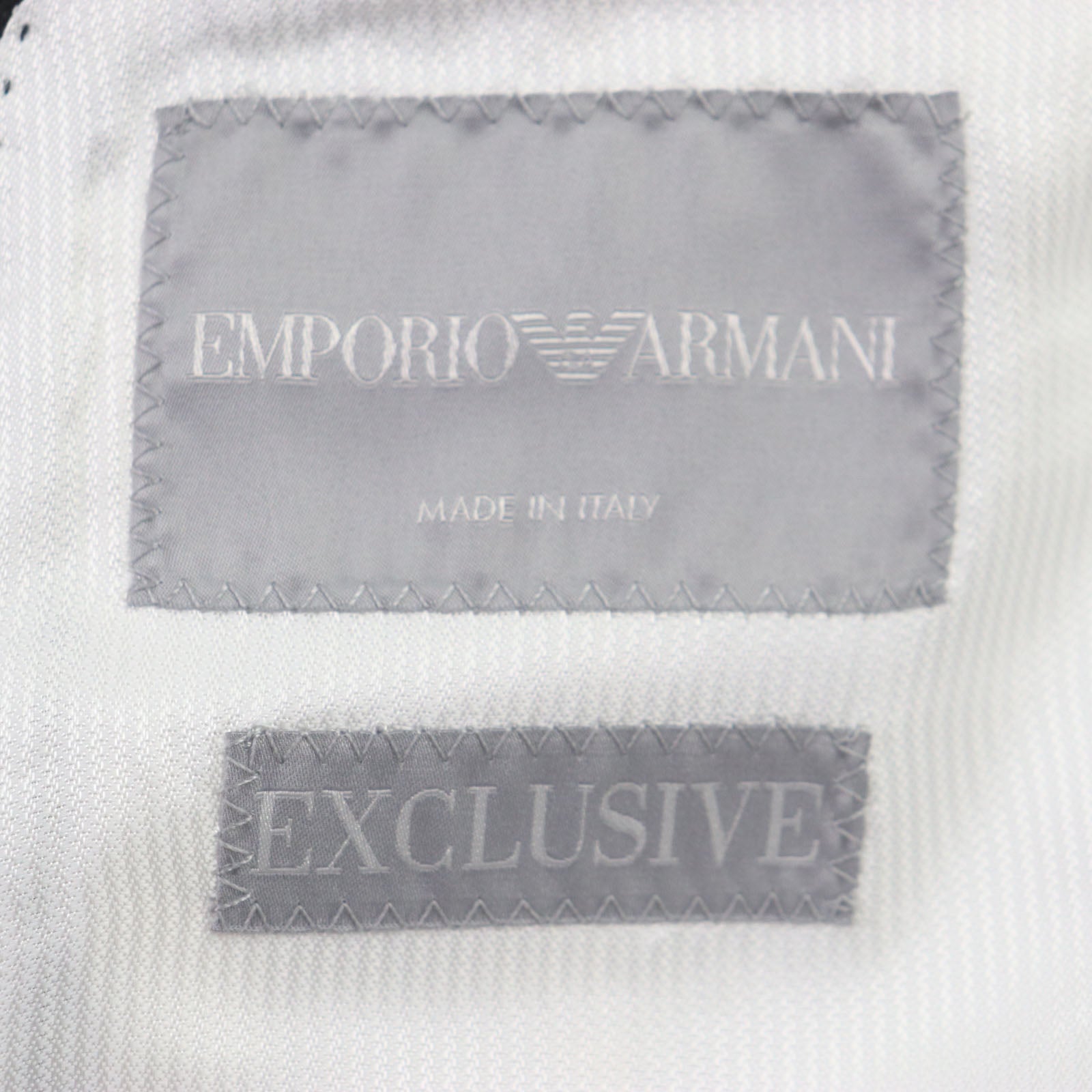 Emporio Armani Wool Silk Single-Breasted Suit