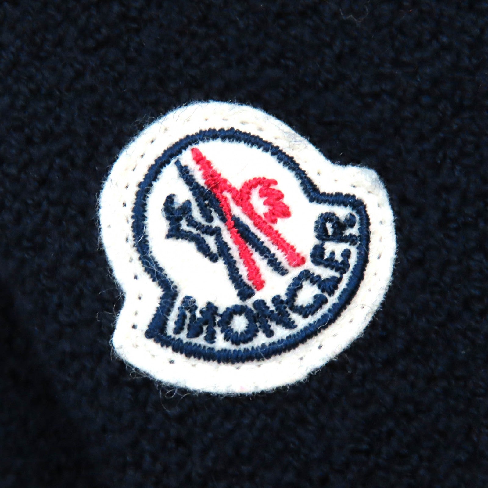 Moncler Wool Polyester Knit High Neck Sweater S